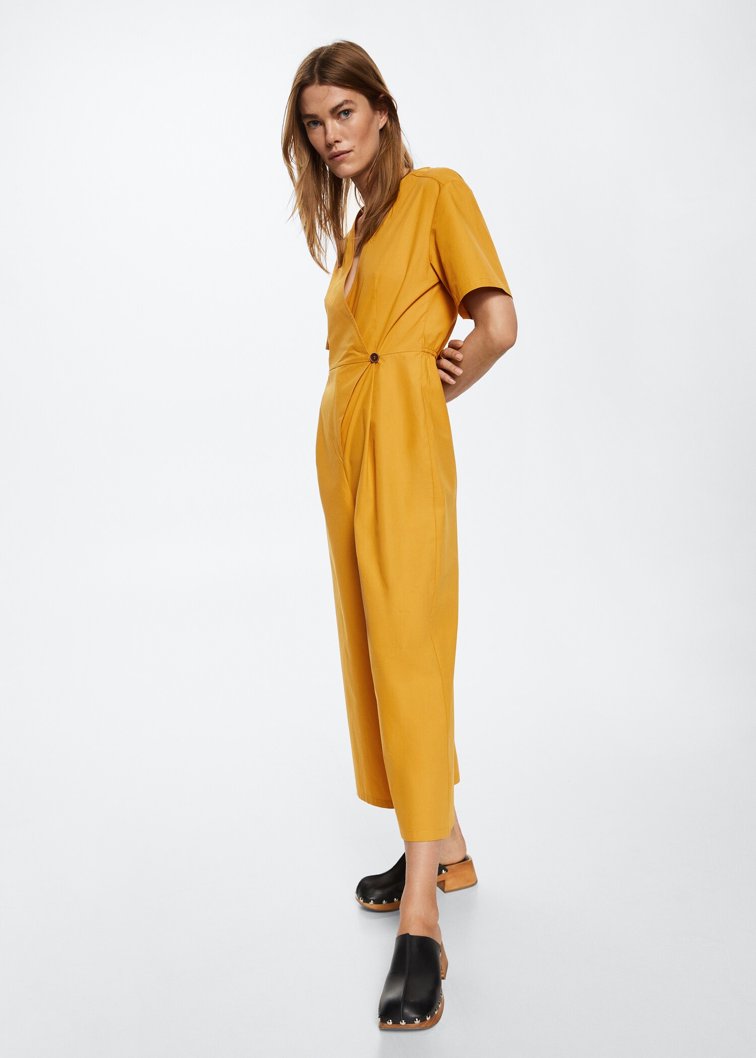 Cross cotton jumpsuit - Details of the article 1