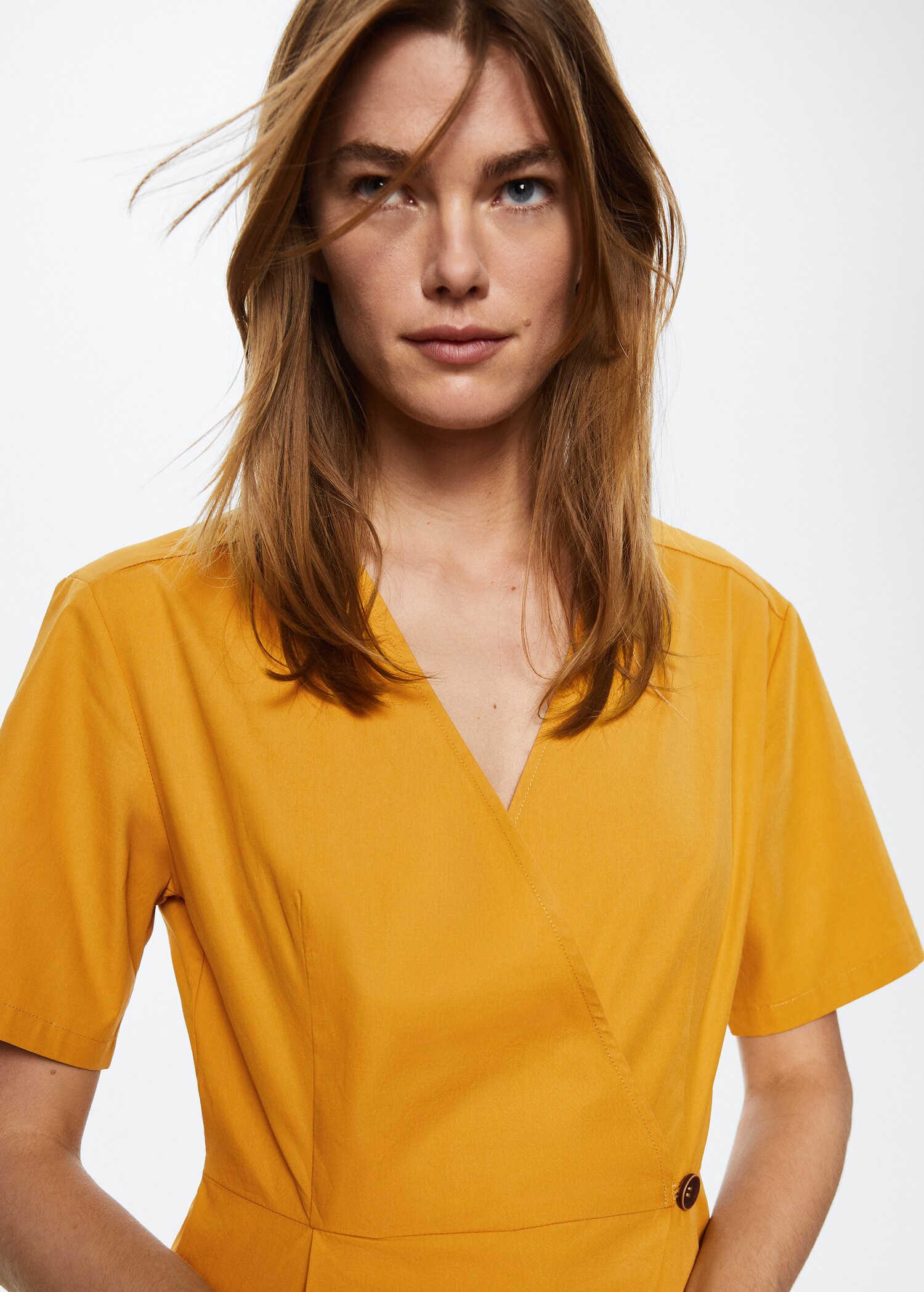 Cross cotton jumpsuit - Details of the article 2