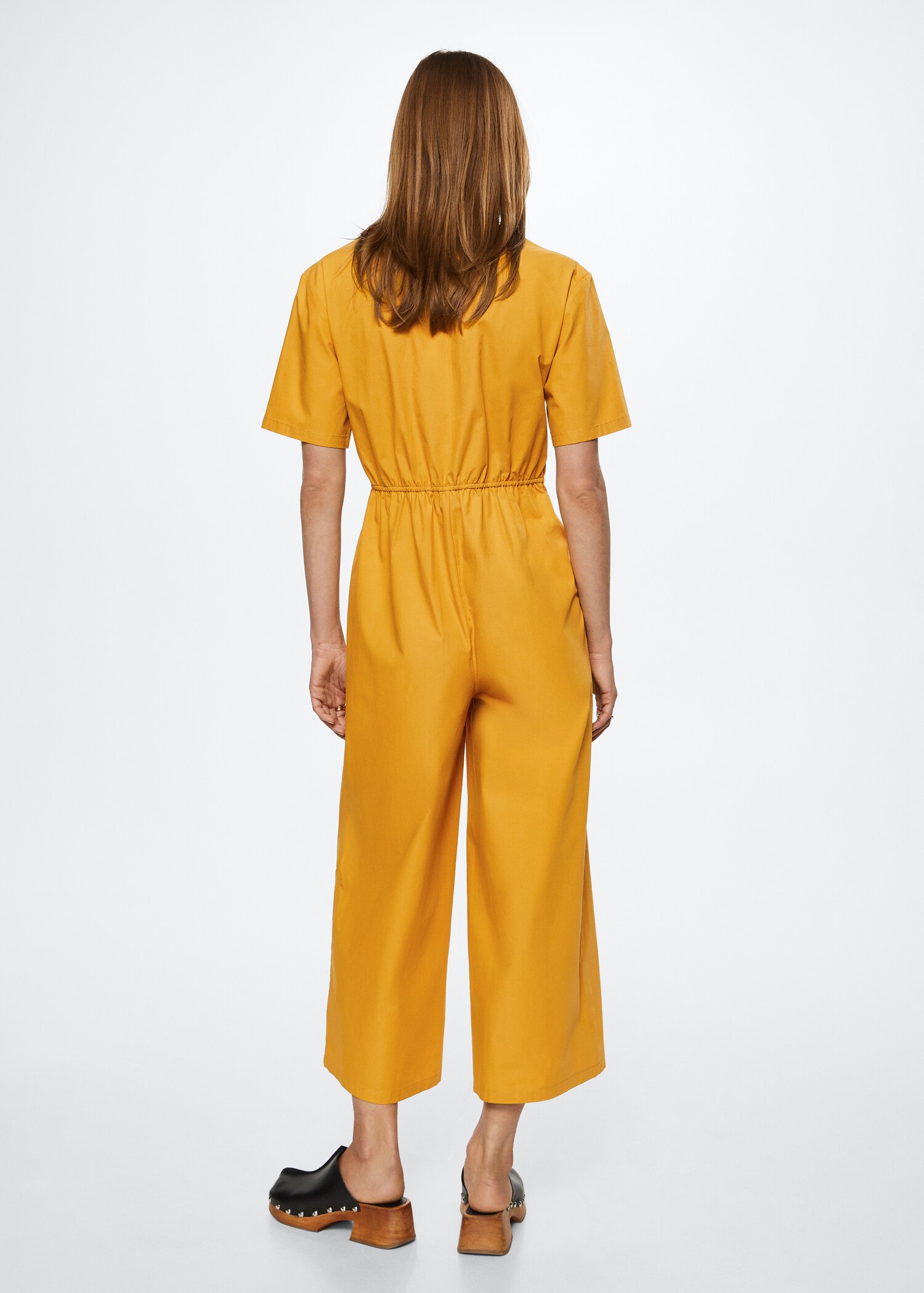 Cross cotton jumpsuit - Reverse of the article