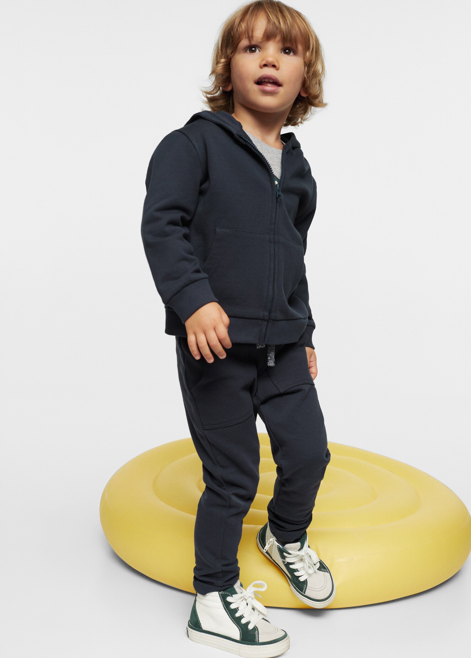 Elastic waist trousers - Medium plane