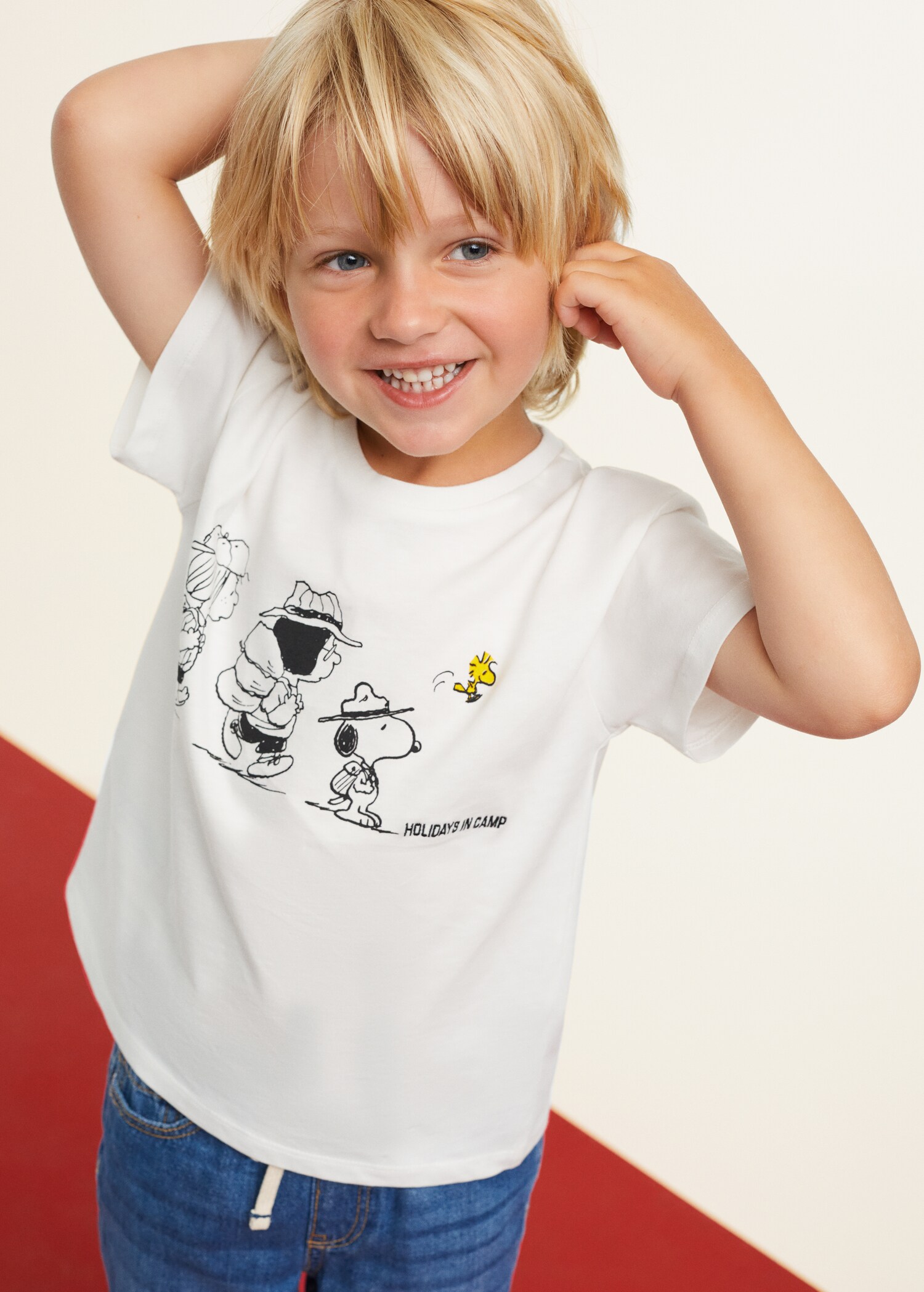Snoopy printed t-shirt - Medium plane
