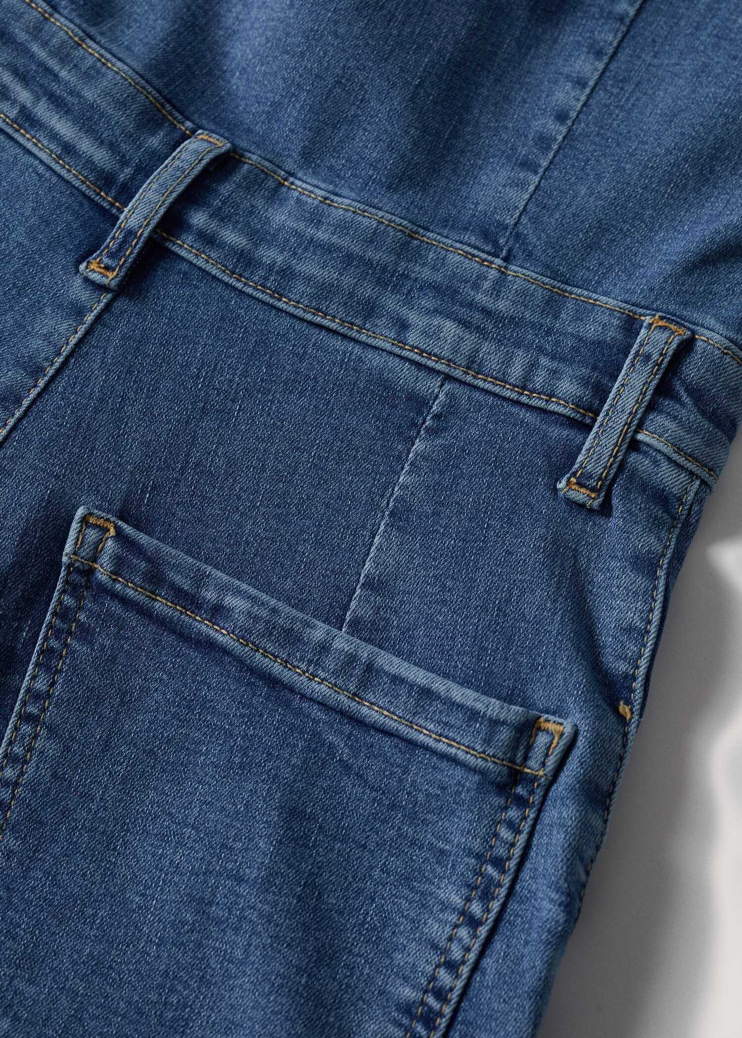 Denim jumpsuit with zipper - Details of the article 8