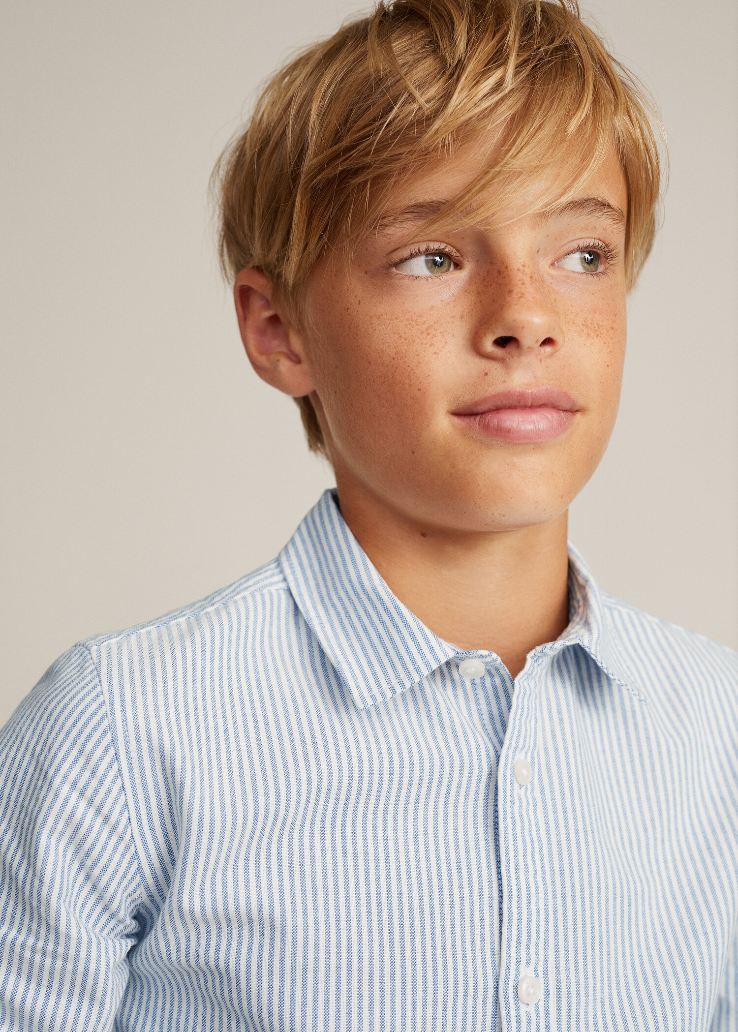Chemise habillée coton rayures - Détail de l'article 1