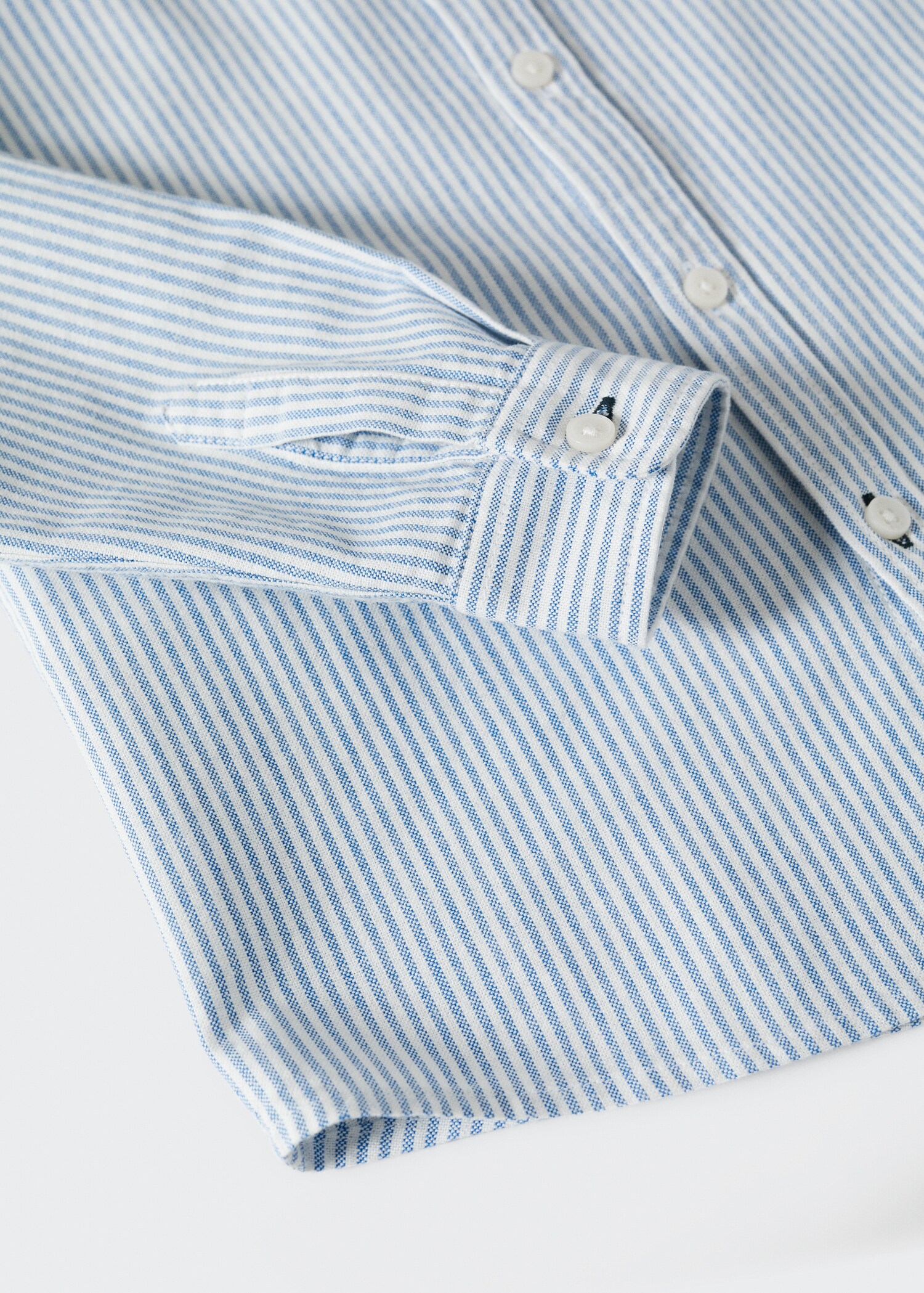 Chemise habillée coton rayures - Détail de l'article 8