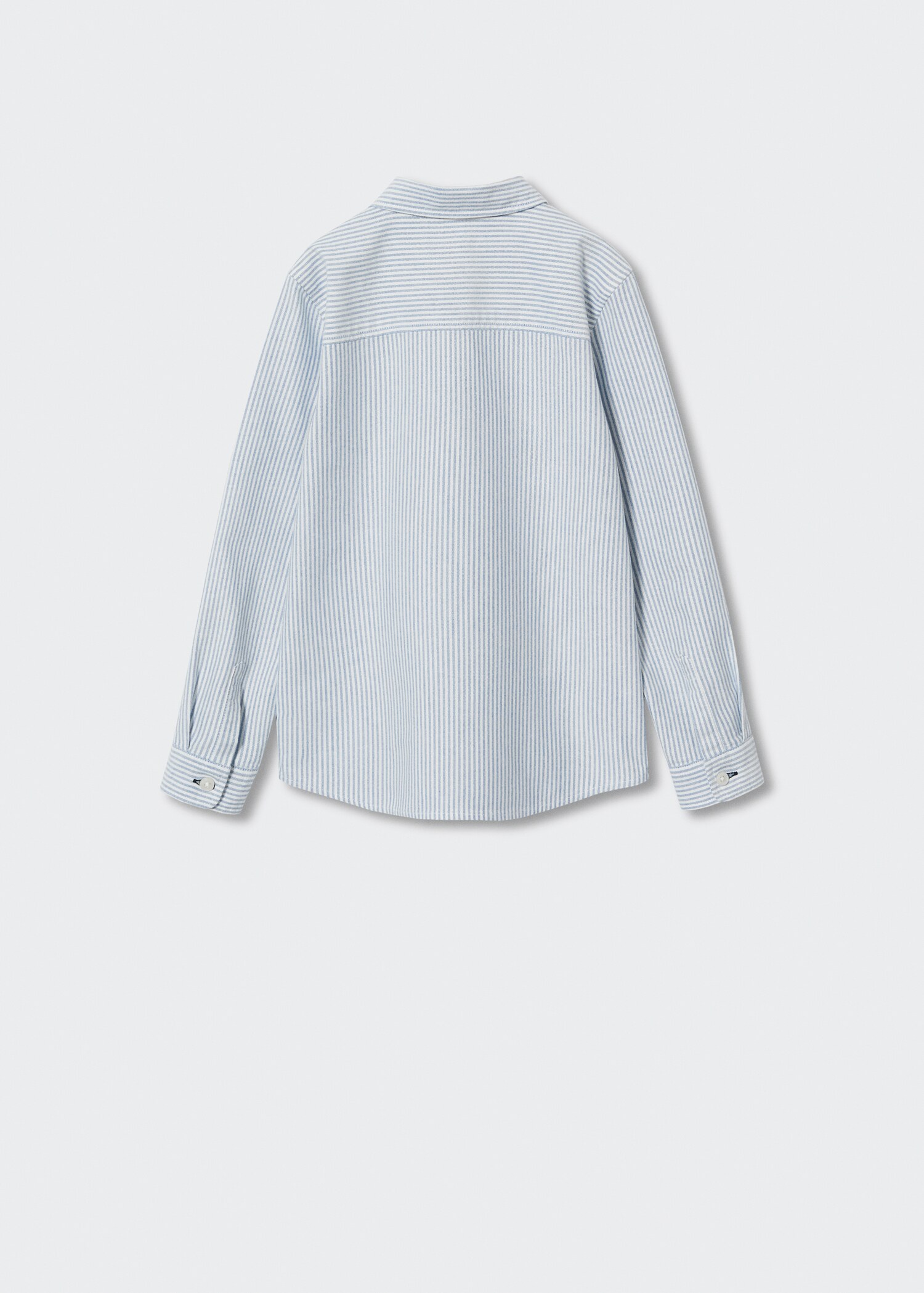 Chemise habillée coton rayures - Verso de l’article