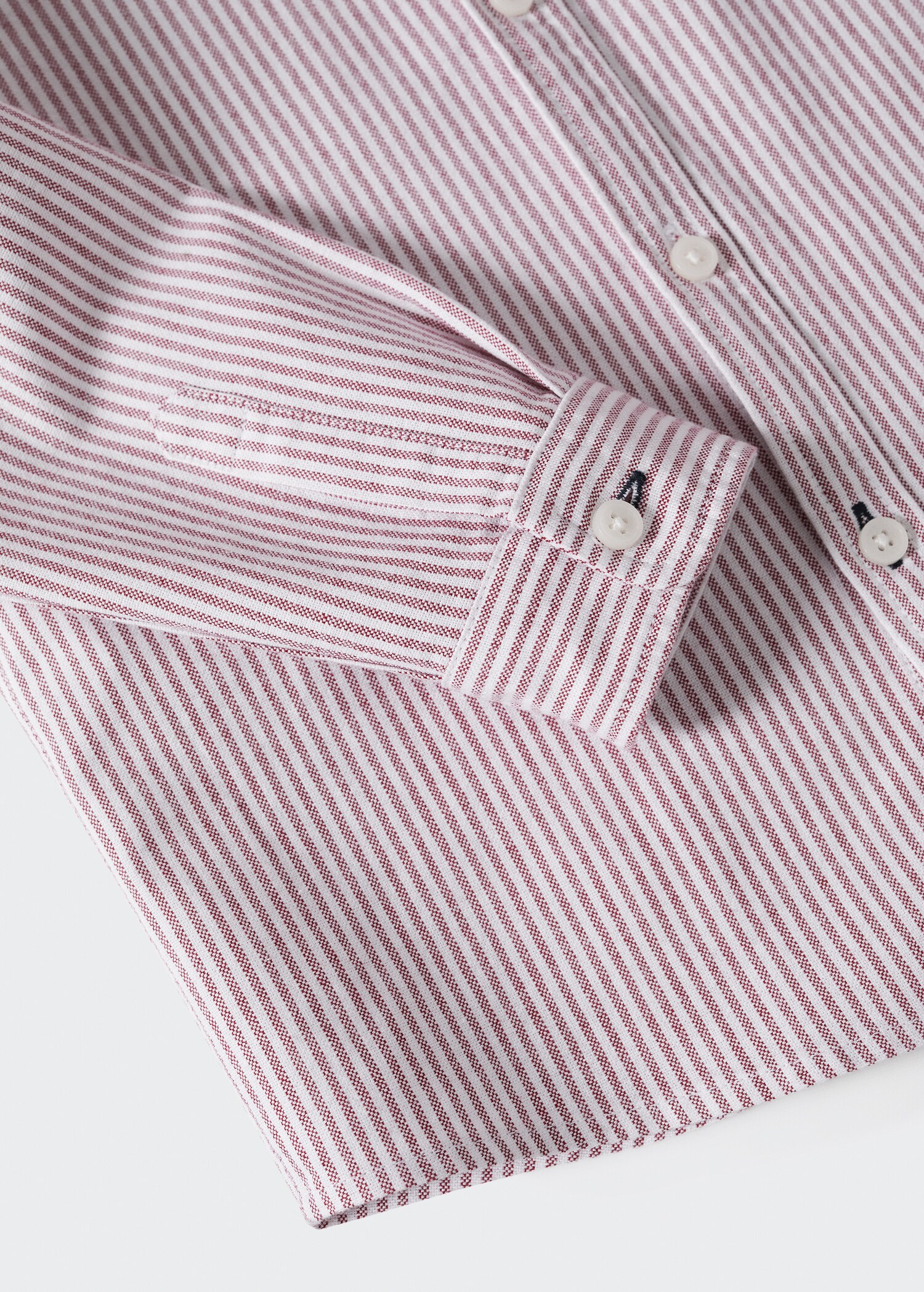 Chemise habillée coton rayures - Détail de l'article 8