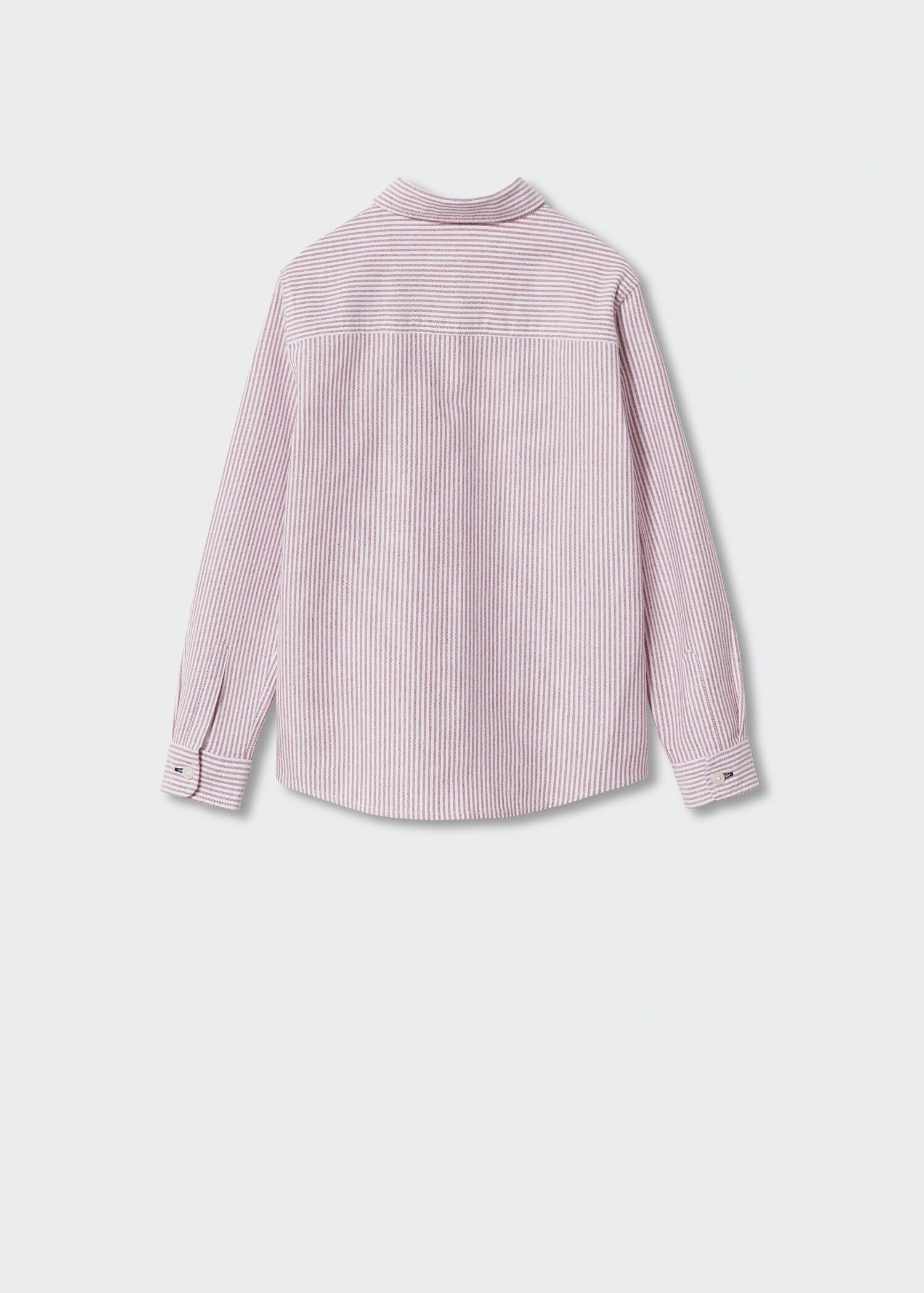 Chemise habillée coton rayures - Verso de l’article
