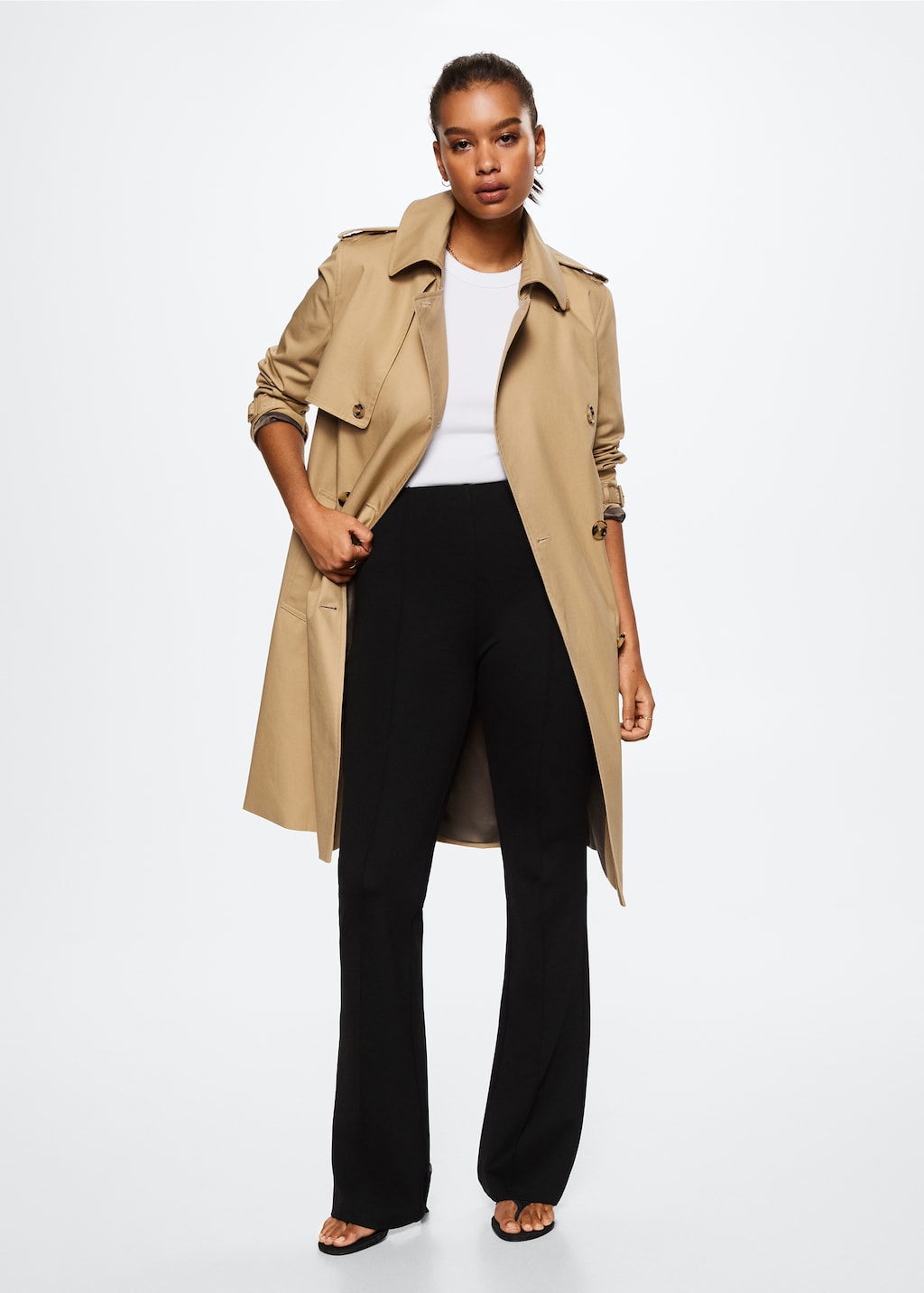 Mango suit trench coat clearance