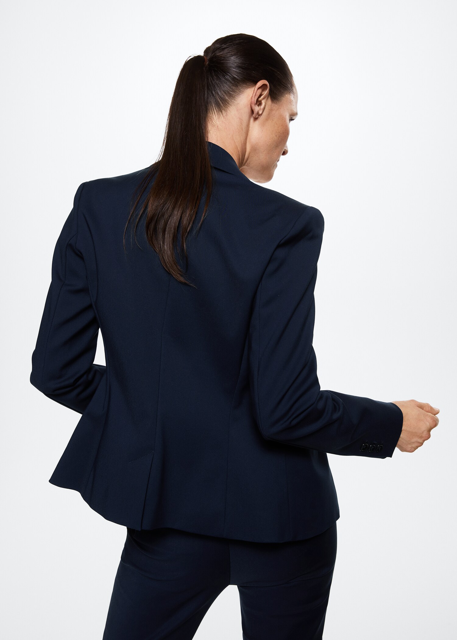 Veste de costume structurée - Verso de l’article