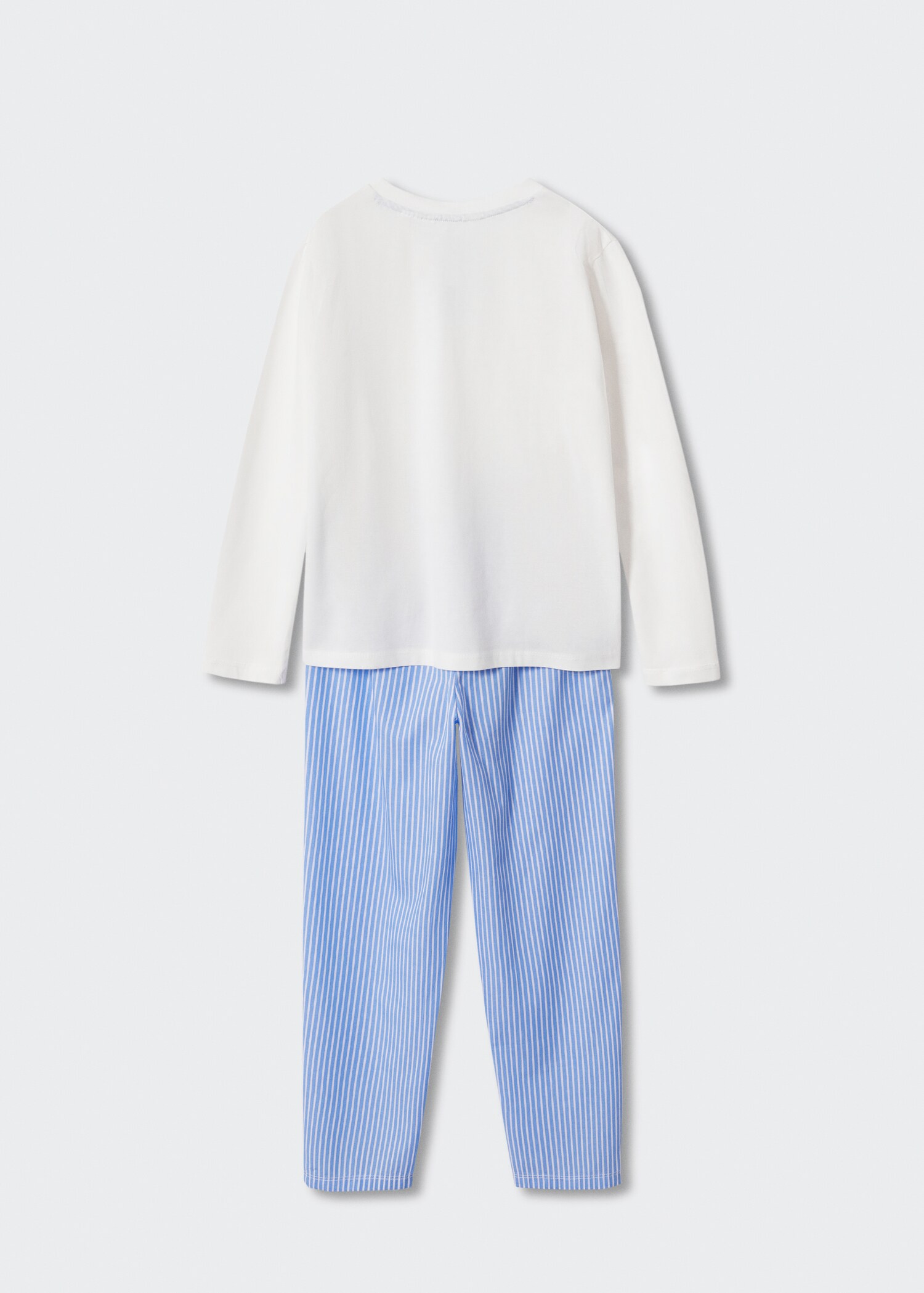 Pyjama long en coton - Verso de l’article