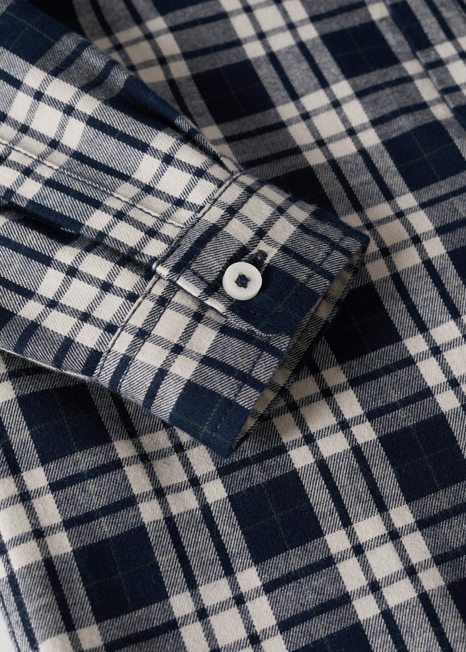 Check cotton shirt - Details of the article 8