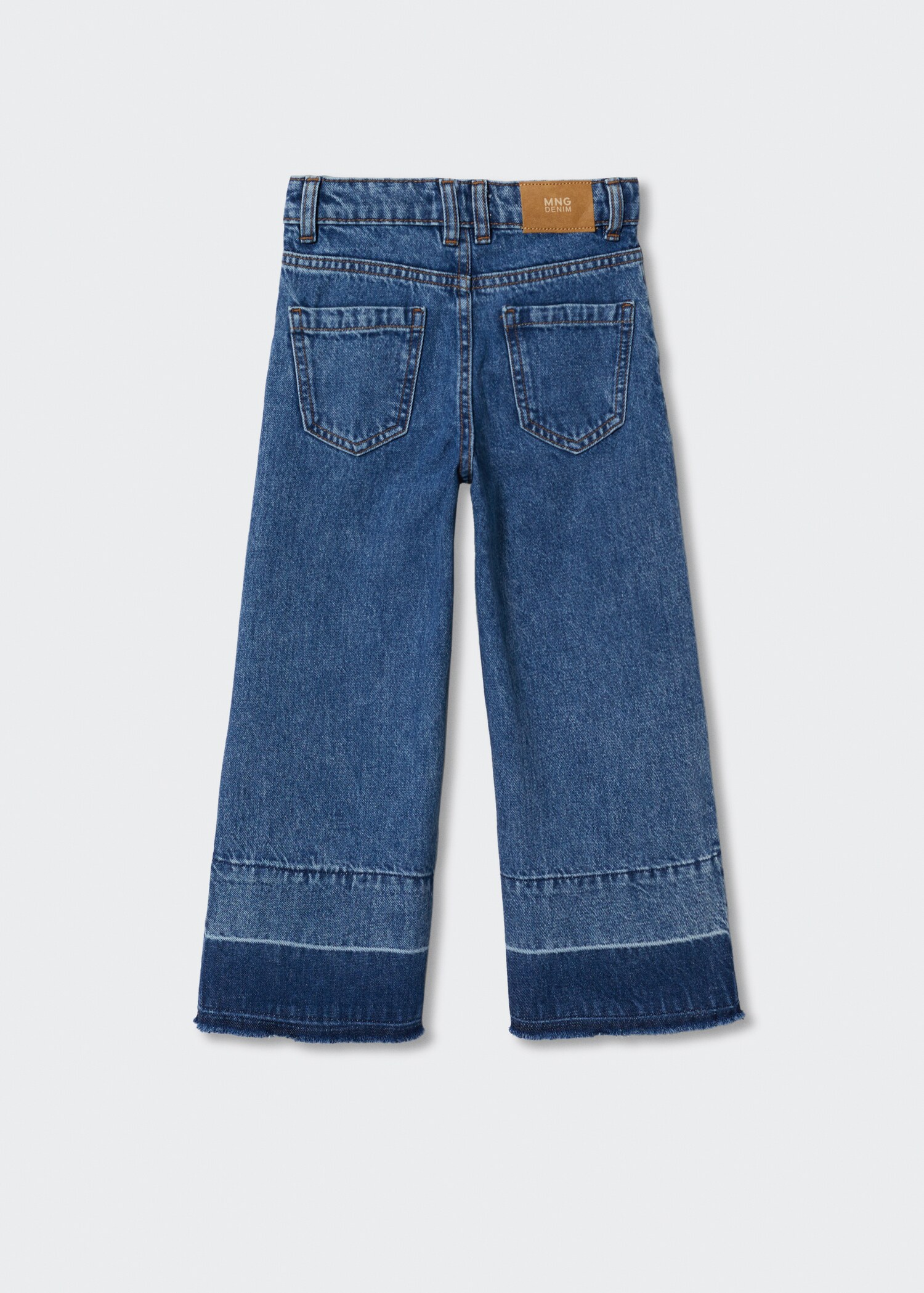 Jeans culotte costura - Reverso del artículo