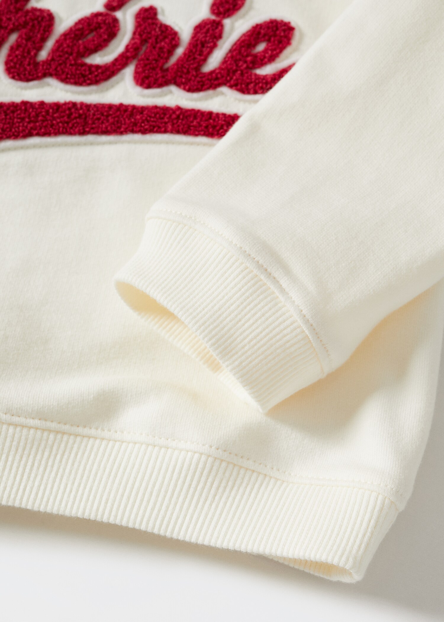 Sweatshirt mit strukturierter Stickerei - Detail des Artikels 7