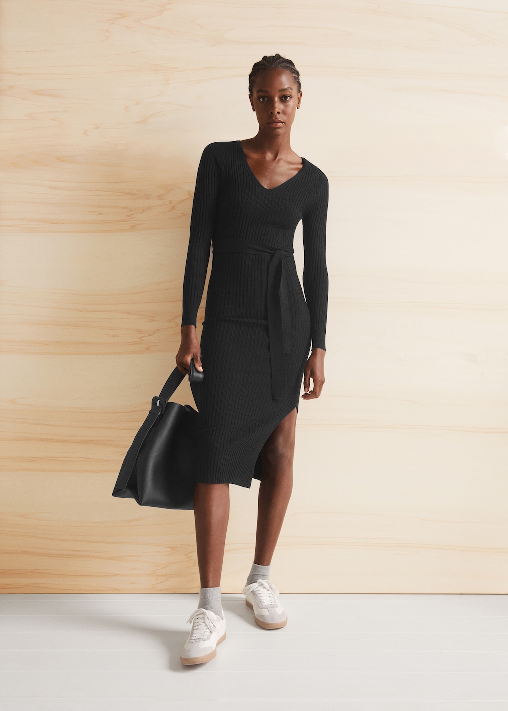 Bow knitted dress Women MANGO China