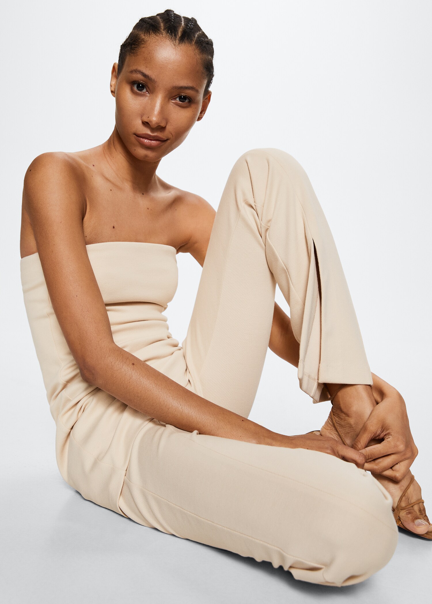 Pantalon Bob straight-fit délavé foncé - Détail de l'article 2