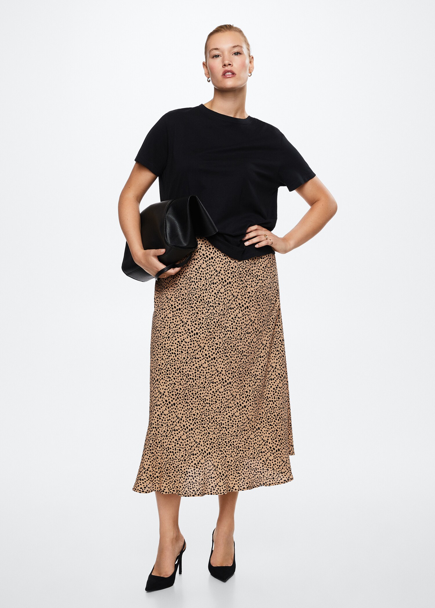 Falda midi estampada - Detalle del artículo 3