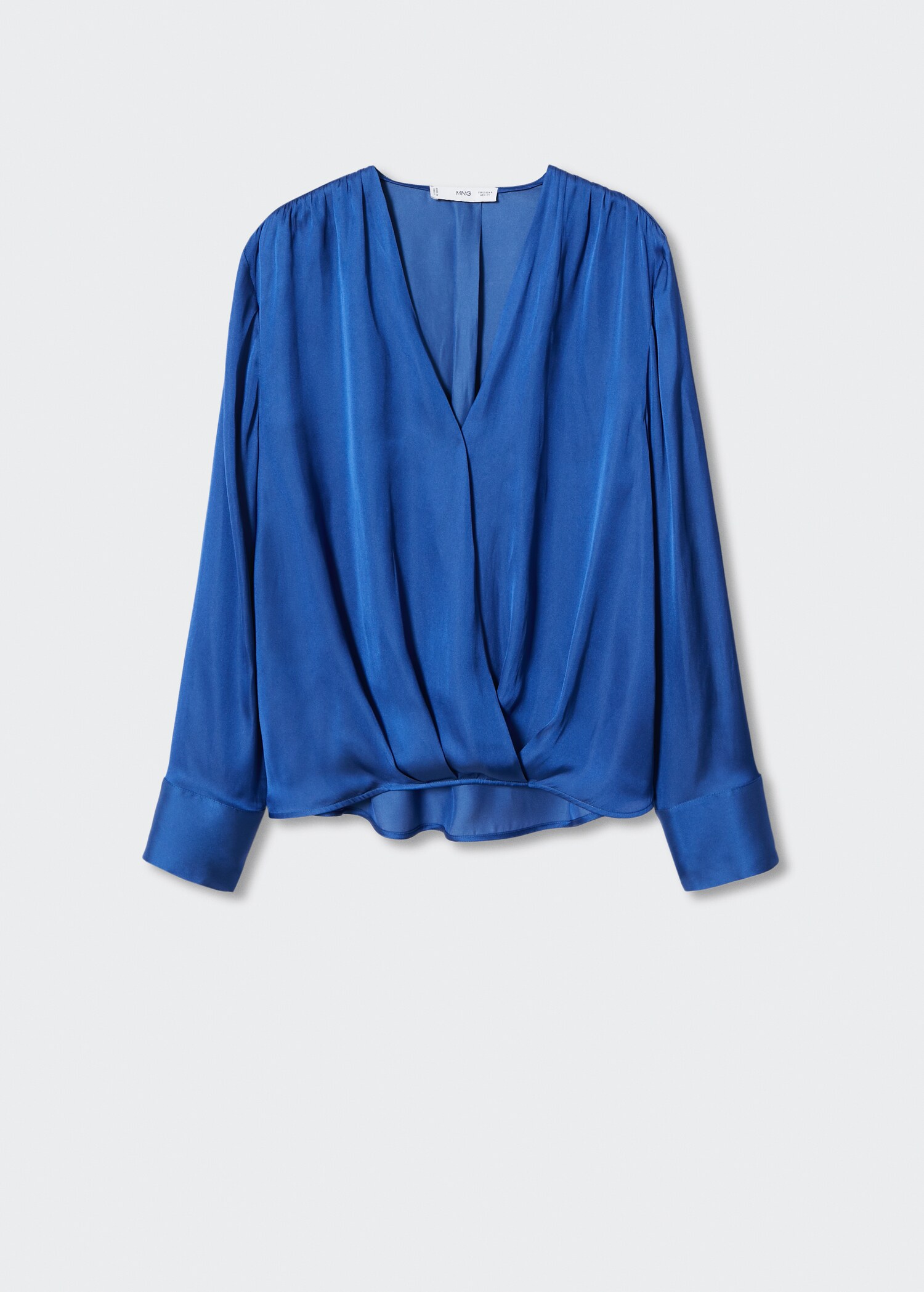 Wrap V-neckline blouse - Article without model