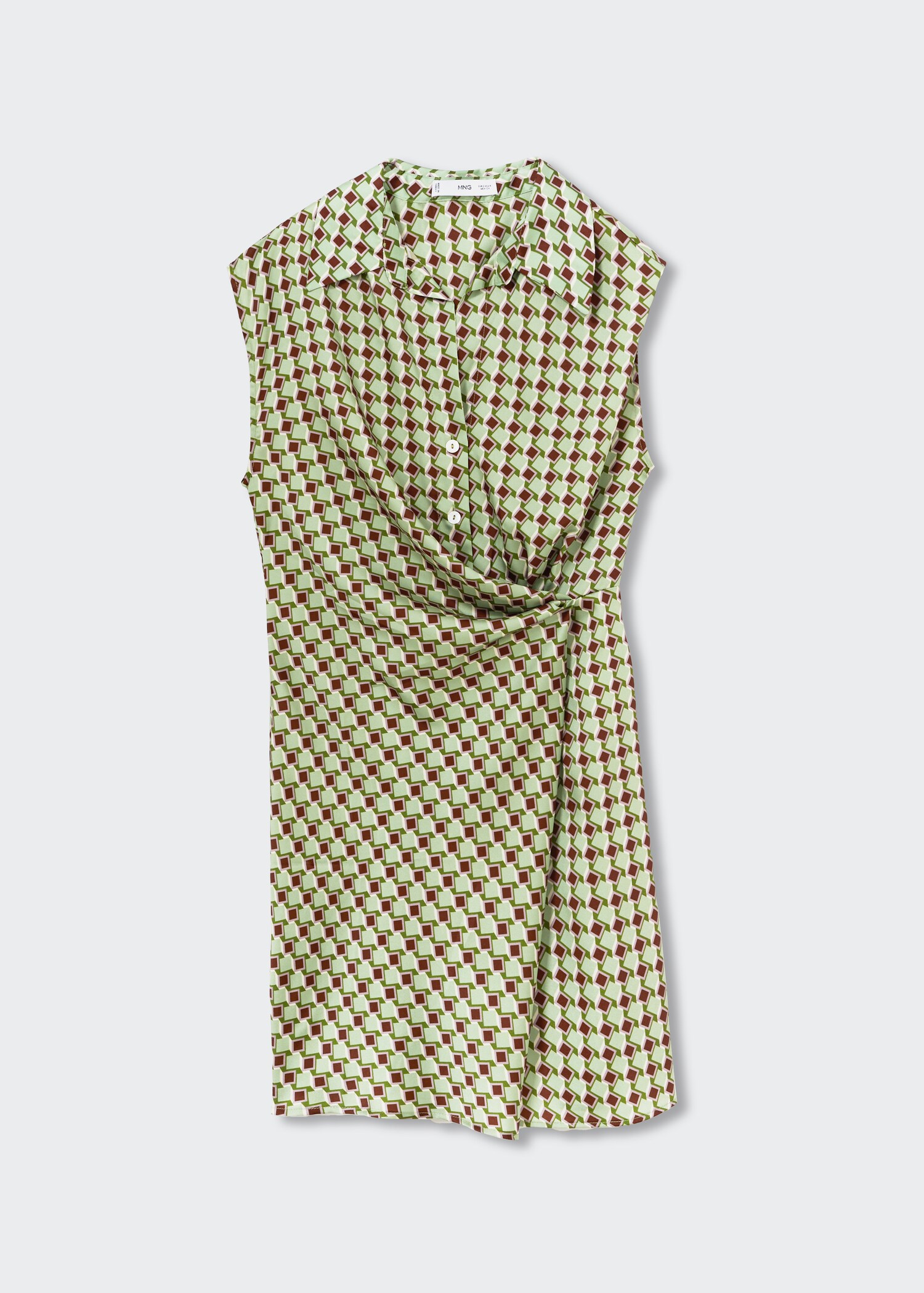 Robe imprimée rétro - Article sans modèle