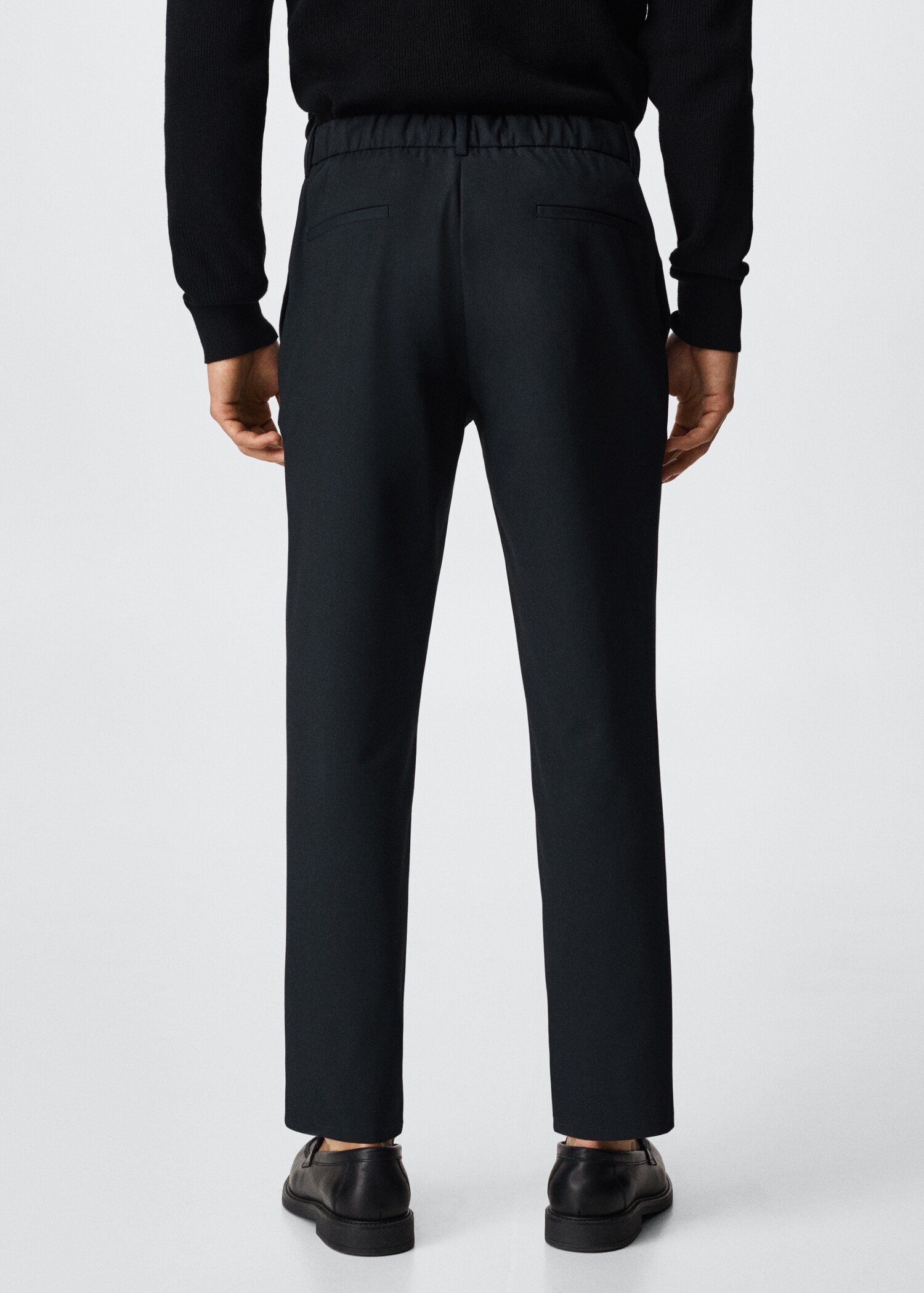 Pantalón tapered fit stretch - Reverso del artículo