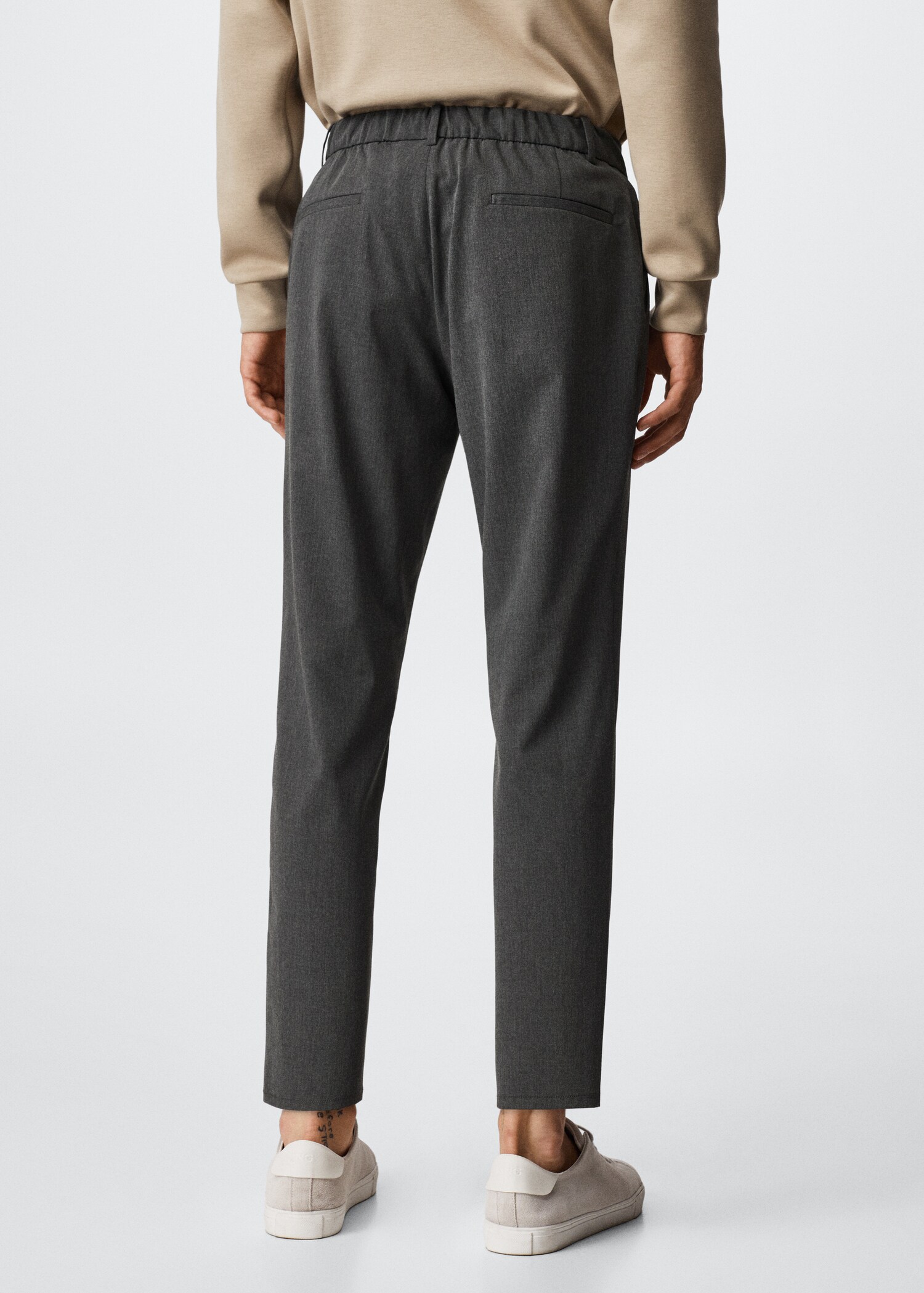 Pantalón tapered fit stretch - Reverso del artículo