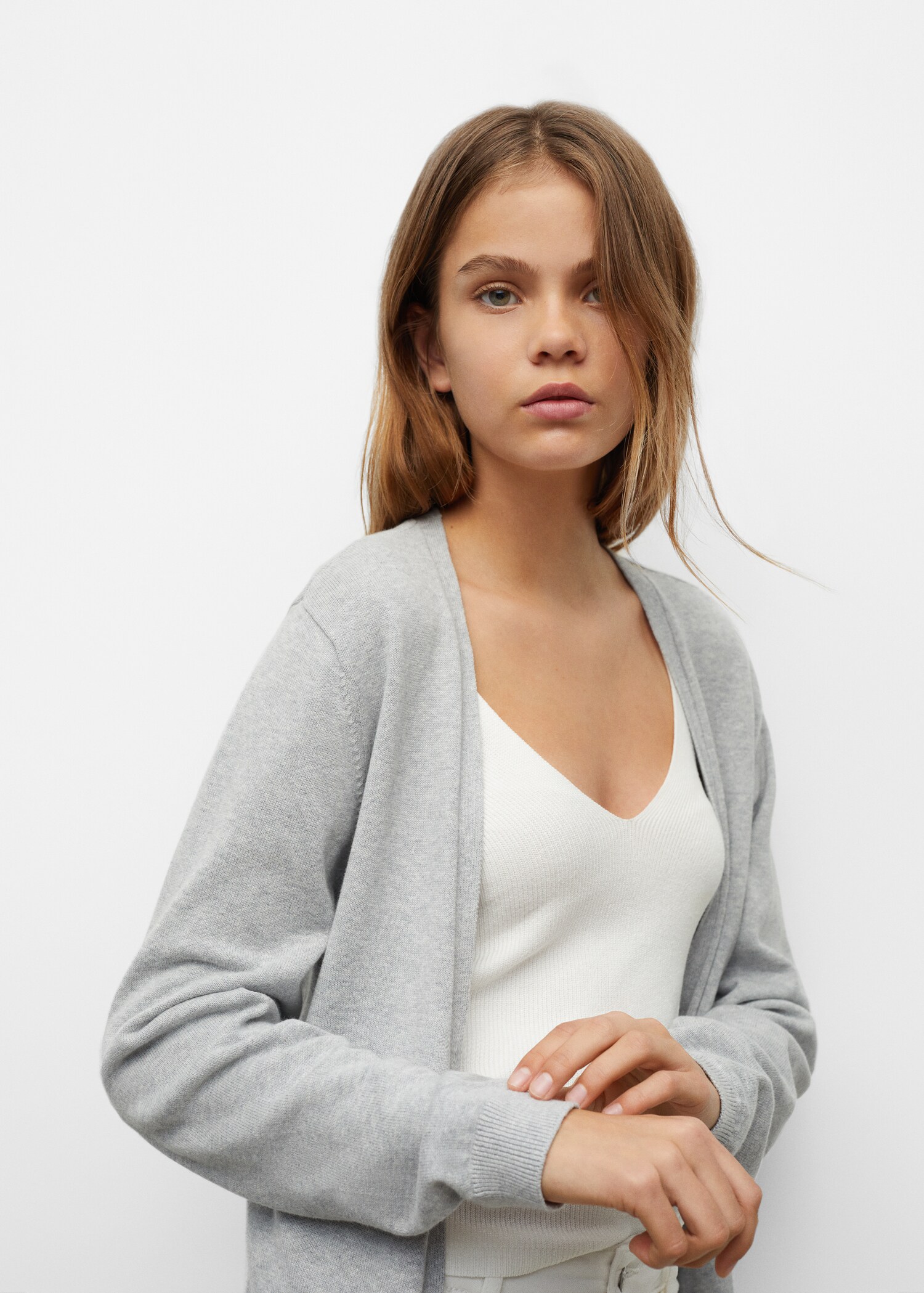 Cotton-blend cardigan - Details of the article 1
