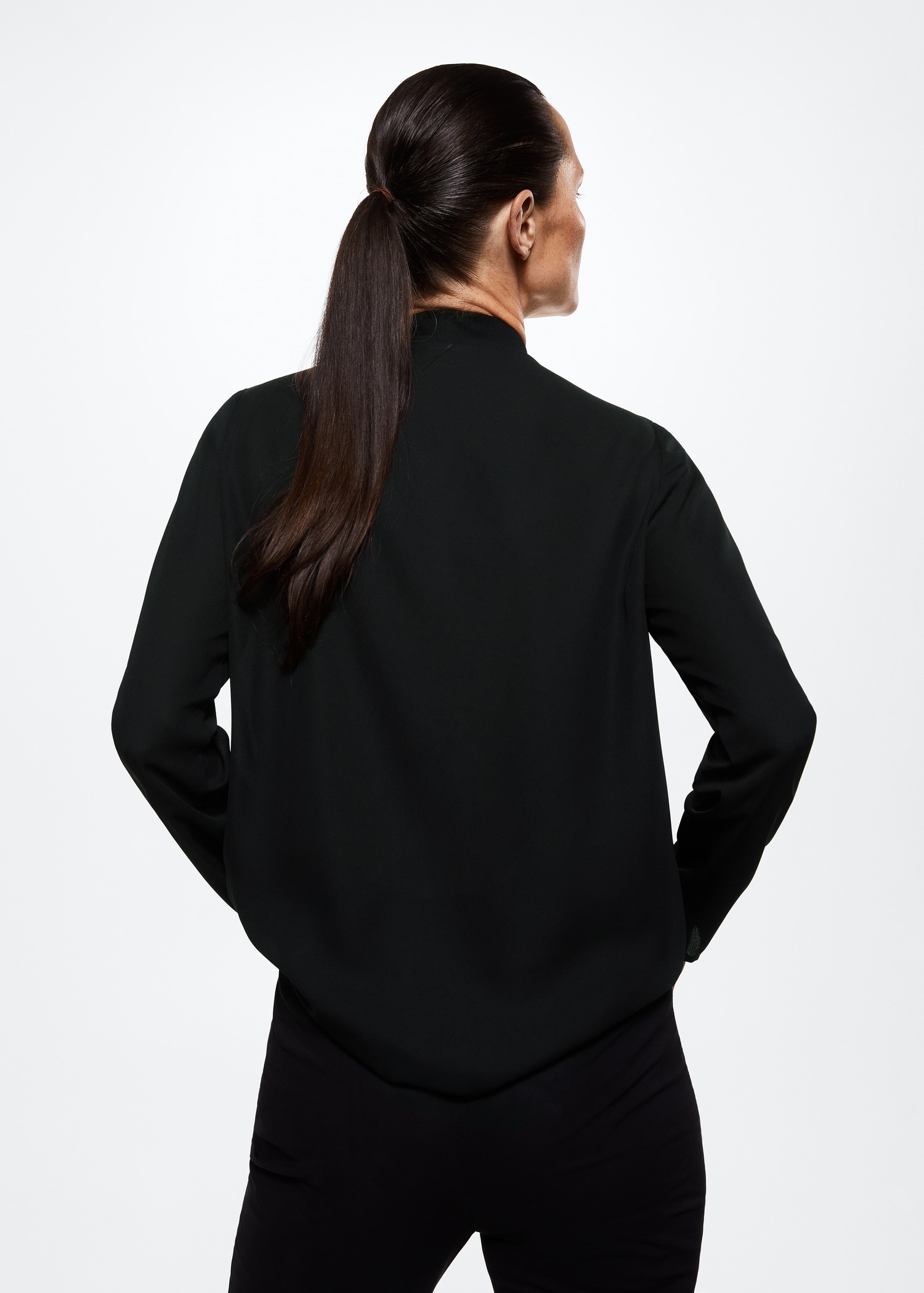 Blouse croisée nœud - Verso de l’article