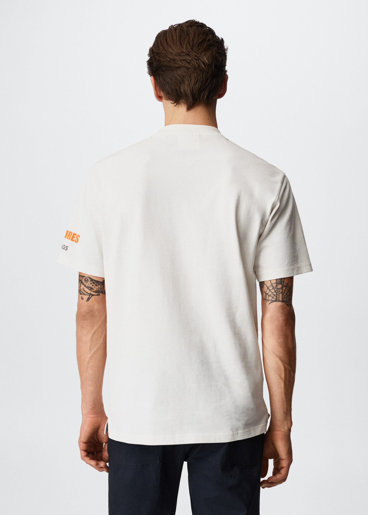 Camiseta algodón estampada - Reverso del artículo
