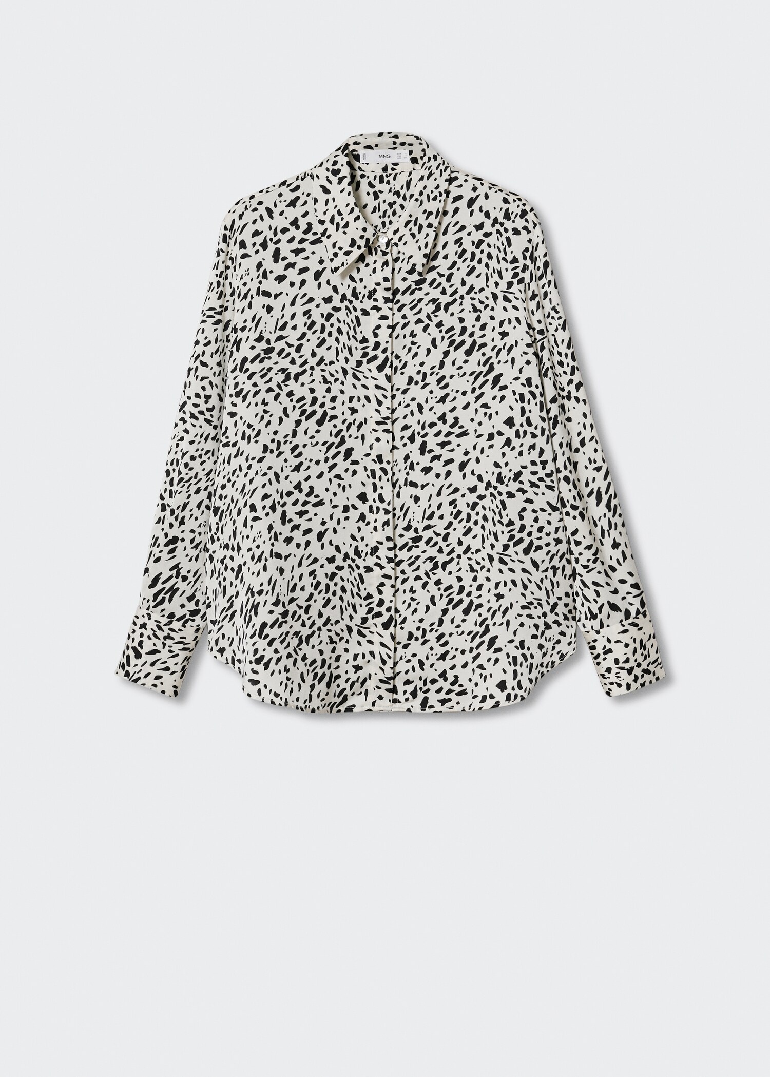 Satin finish flowy shirt - Article without model