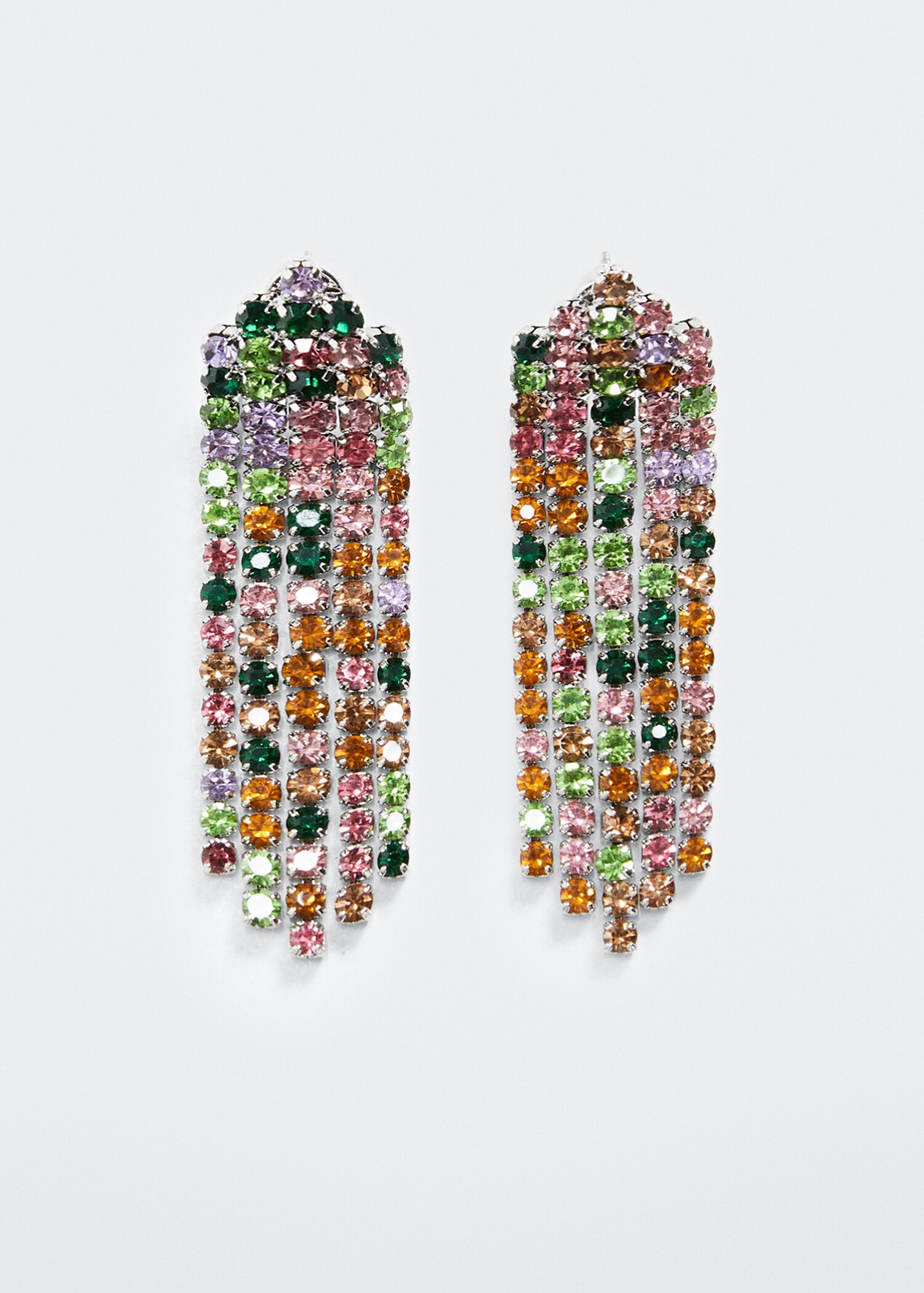 Boucles d’oreilles pendantes cristaux - Article sans modèle