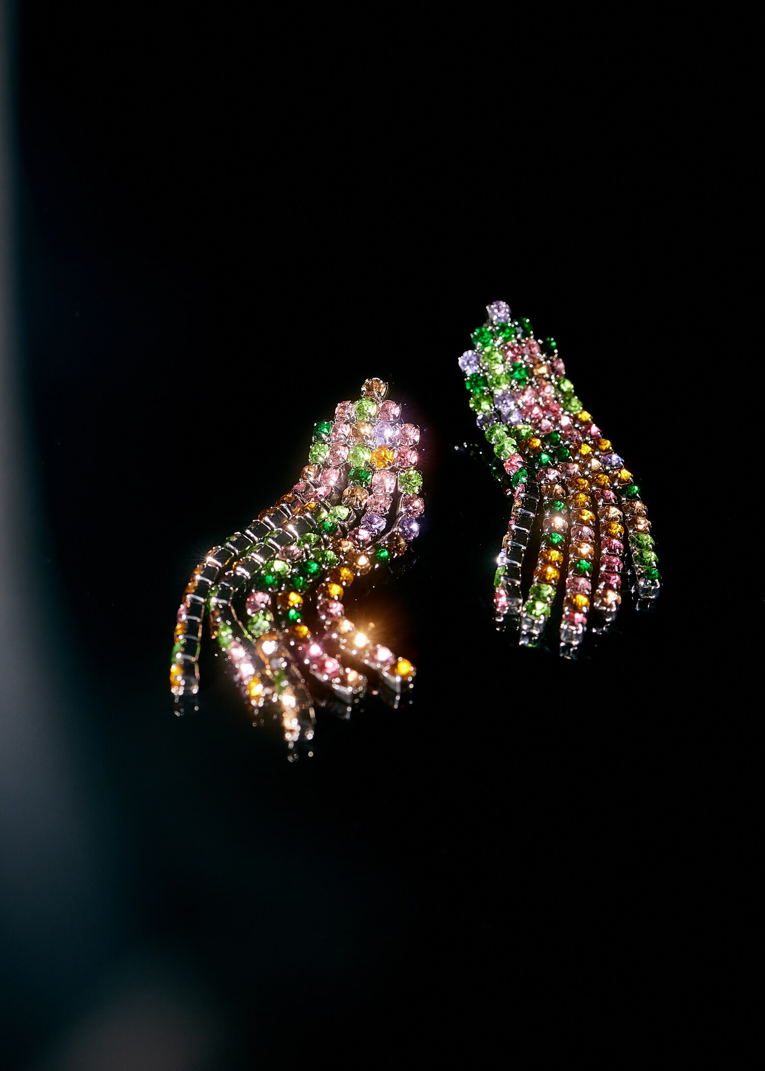 Boucles d’oreilles pendantes cristaux - Détail de l'article 5