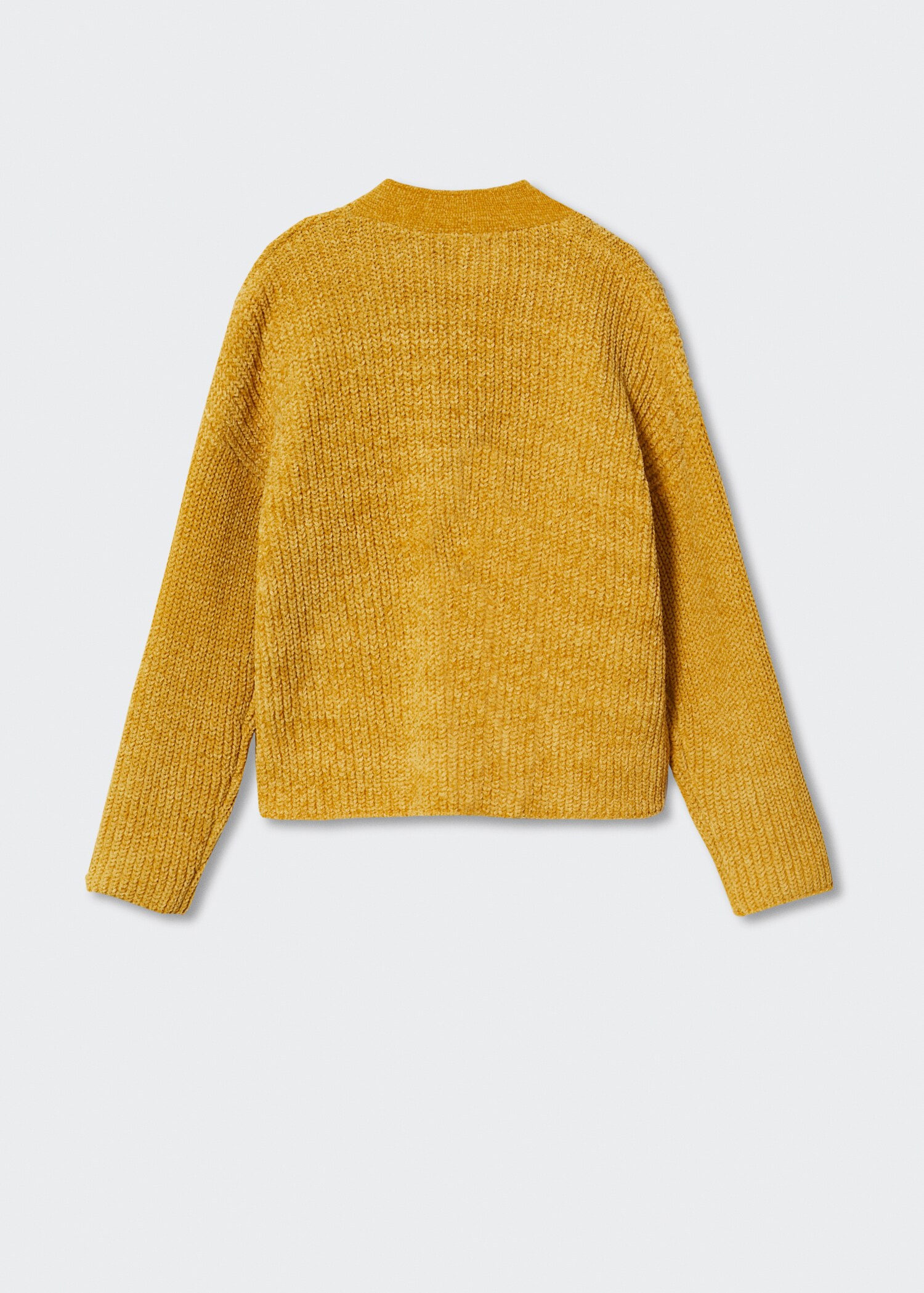 Button knit cardigan - Reverse of the article