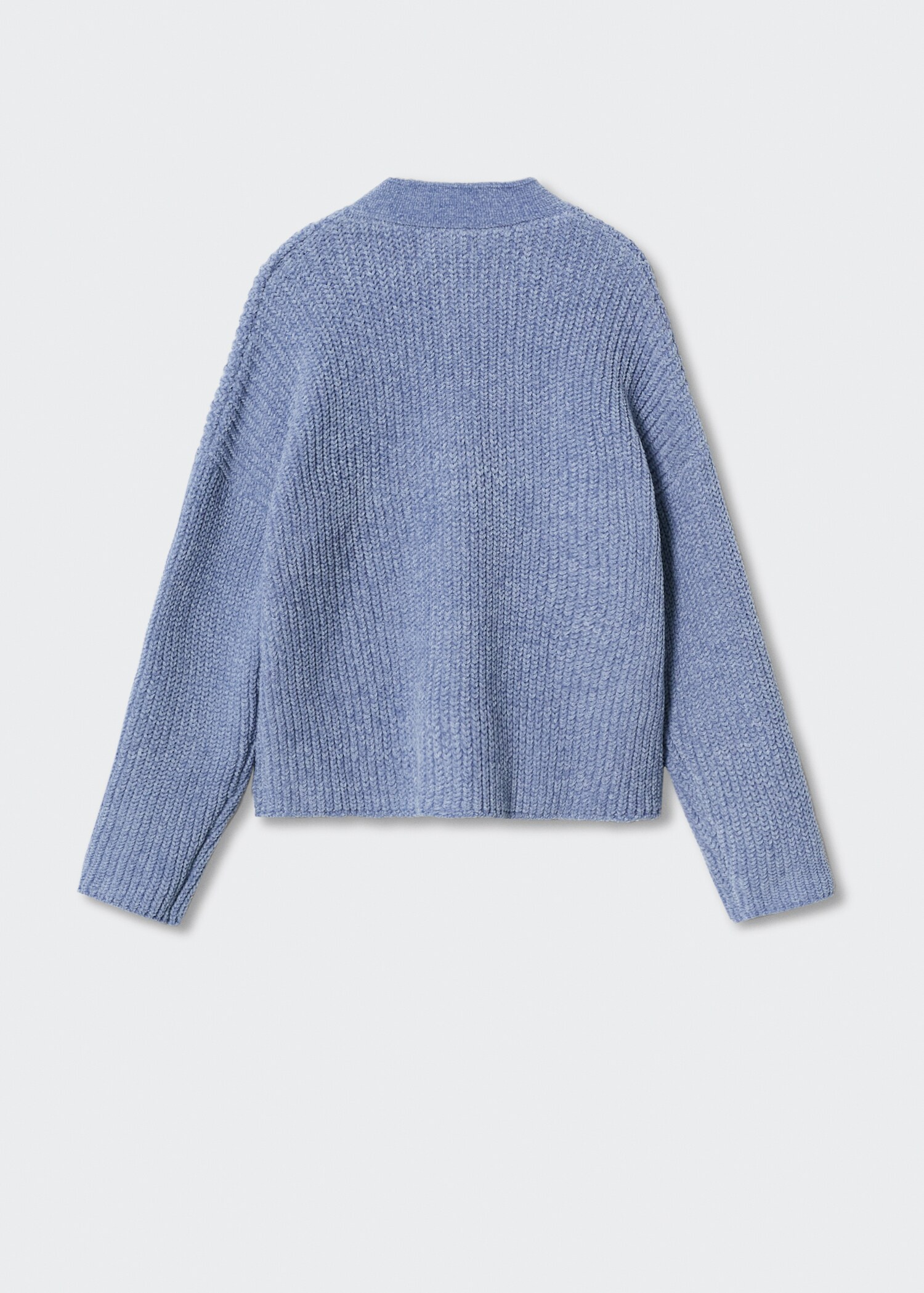 Button knit cardigan - Reverse of the article