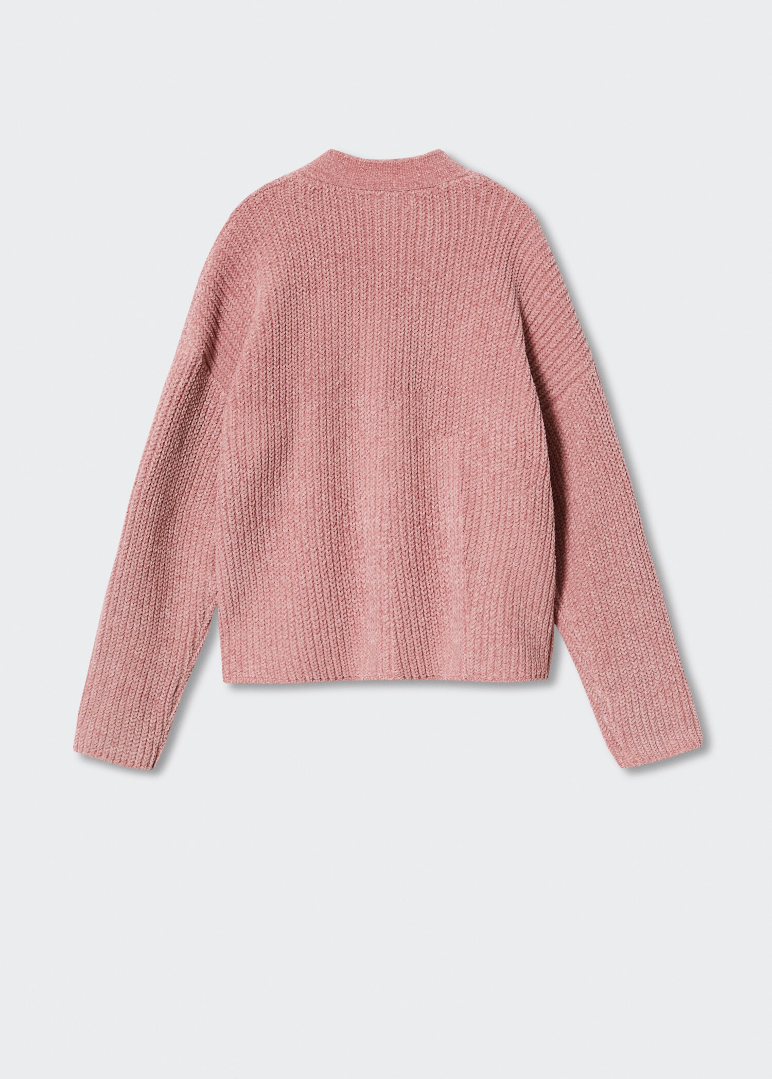 Button knit cardigan - Reverse of the article
