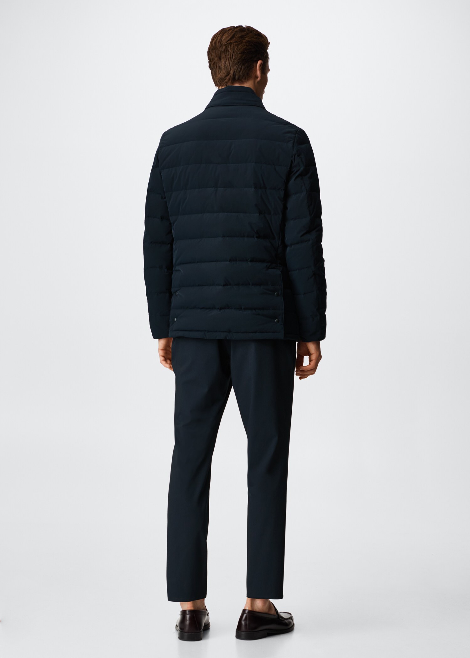 Steppjacke mit Revers - Rückseite des Artikels