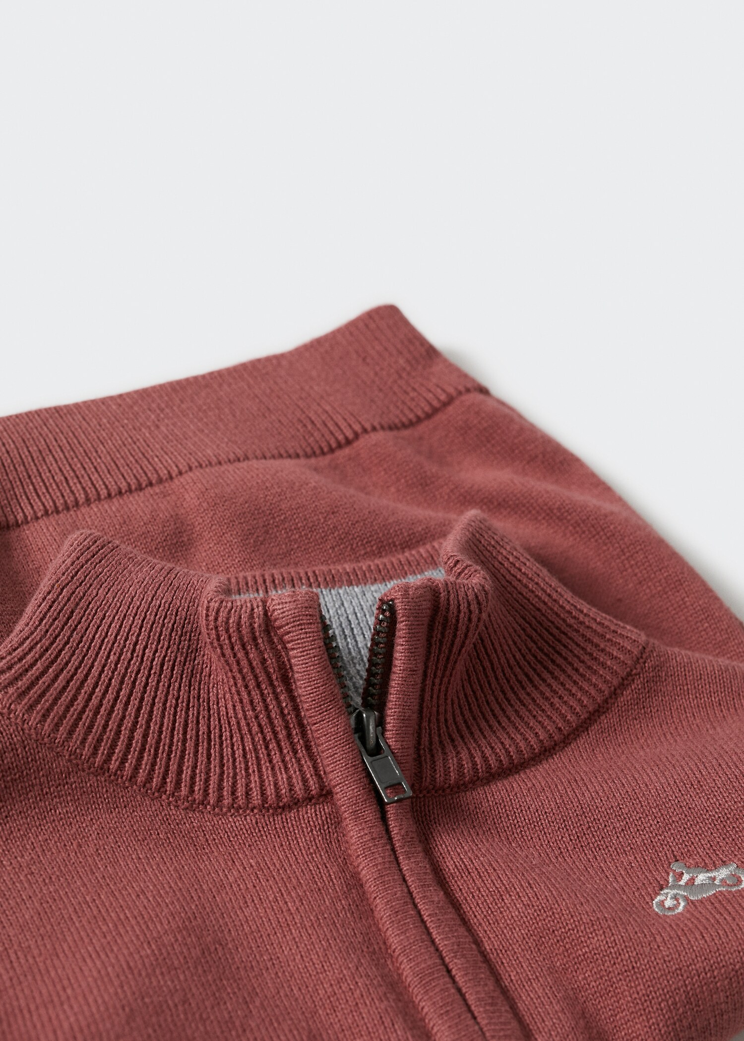 High neck sweater with zip - Details of the article 8