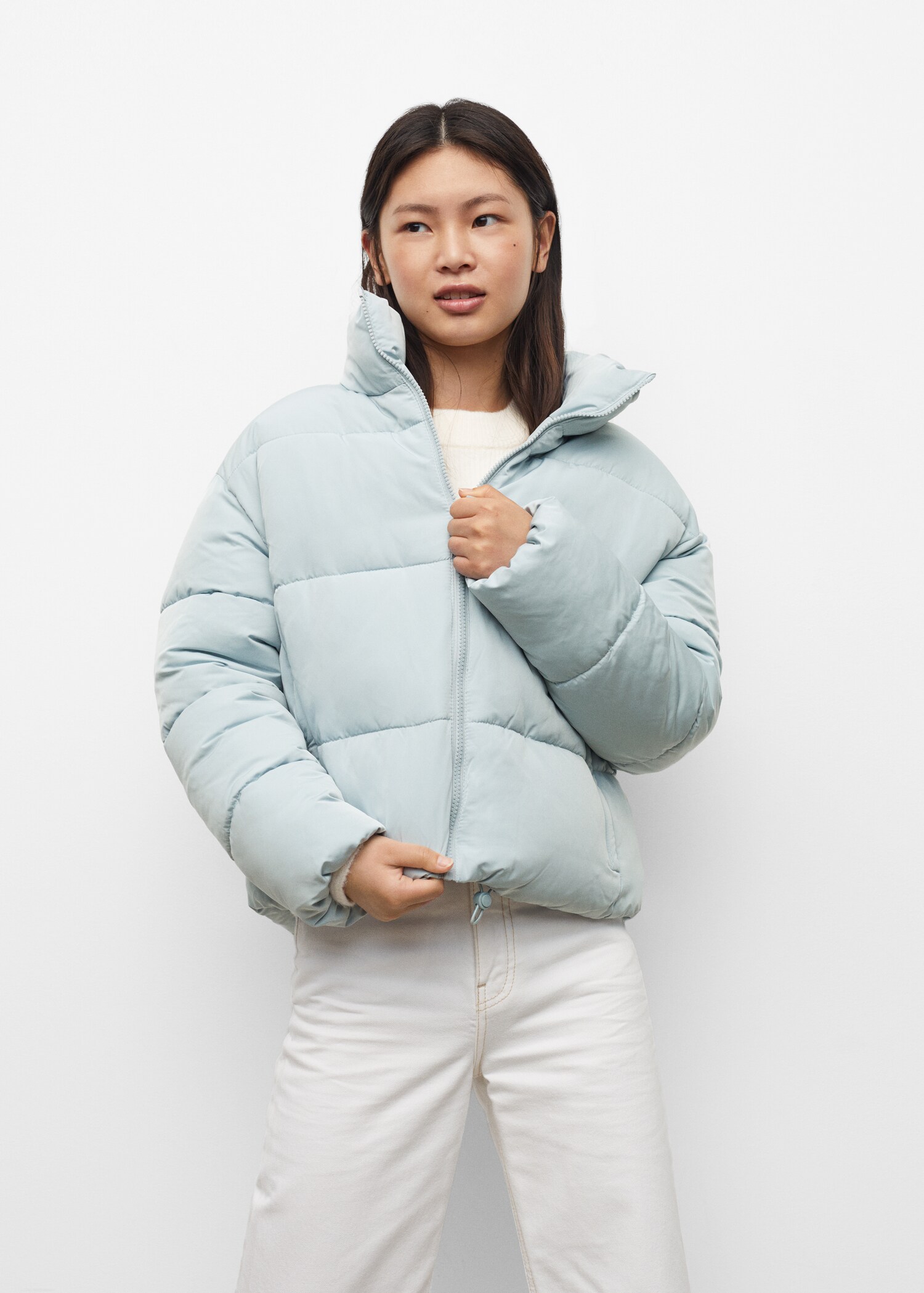 Short quilted anorak - Details of the article 2