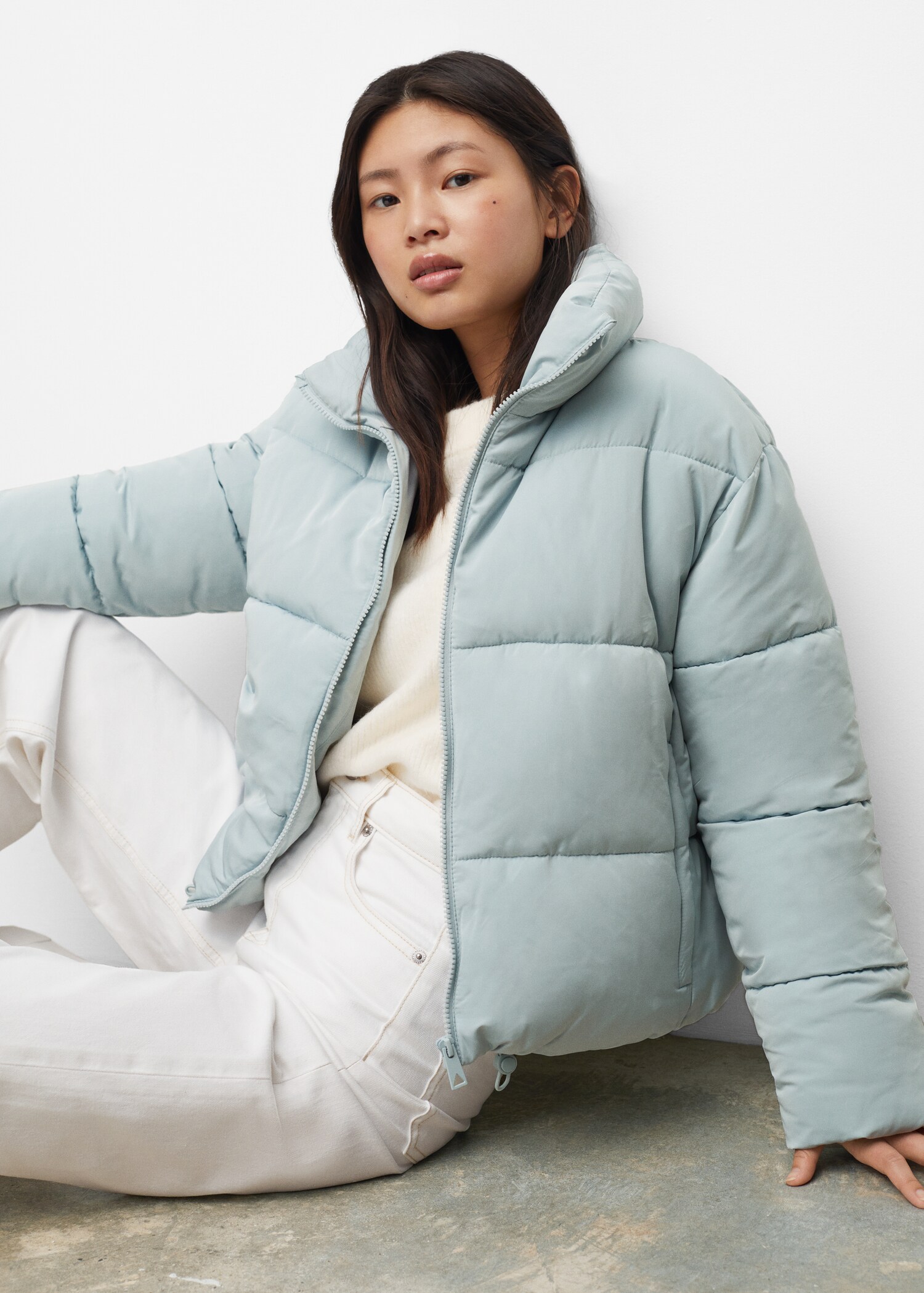 Short quilted anorak - Details of the article 5