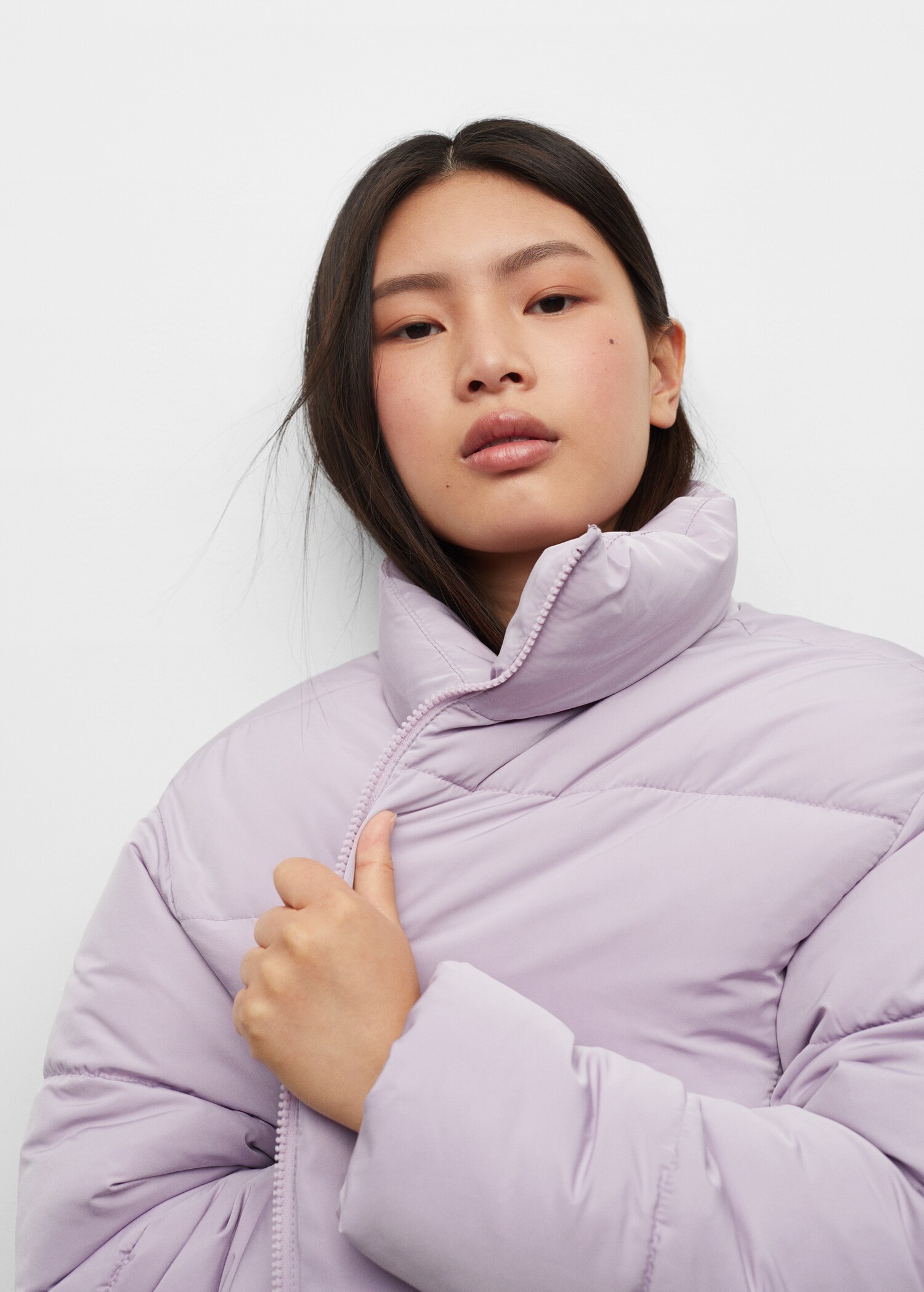 Short quilted anorak - Details of the article 1