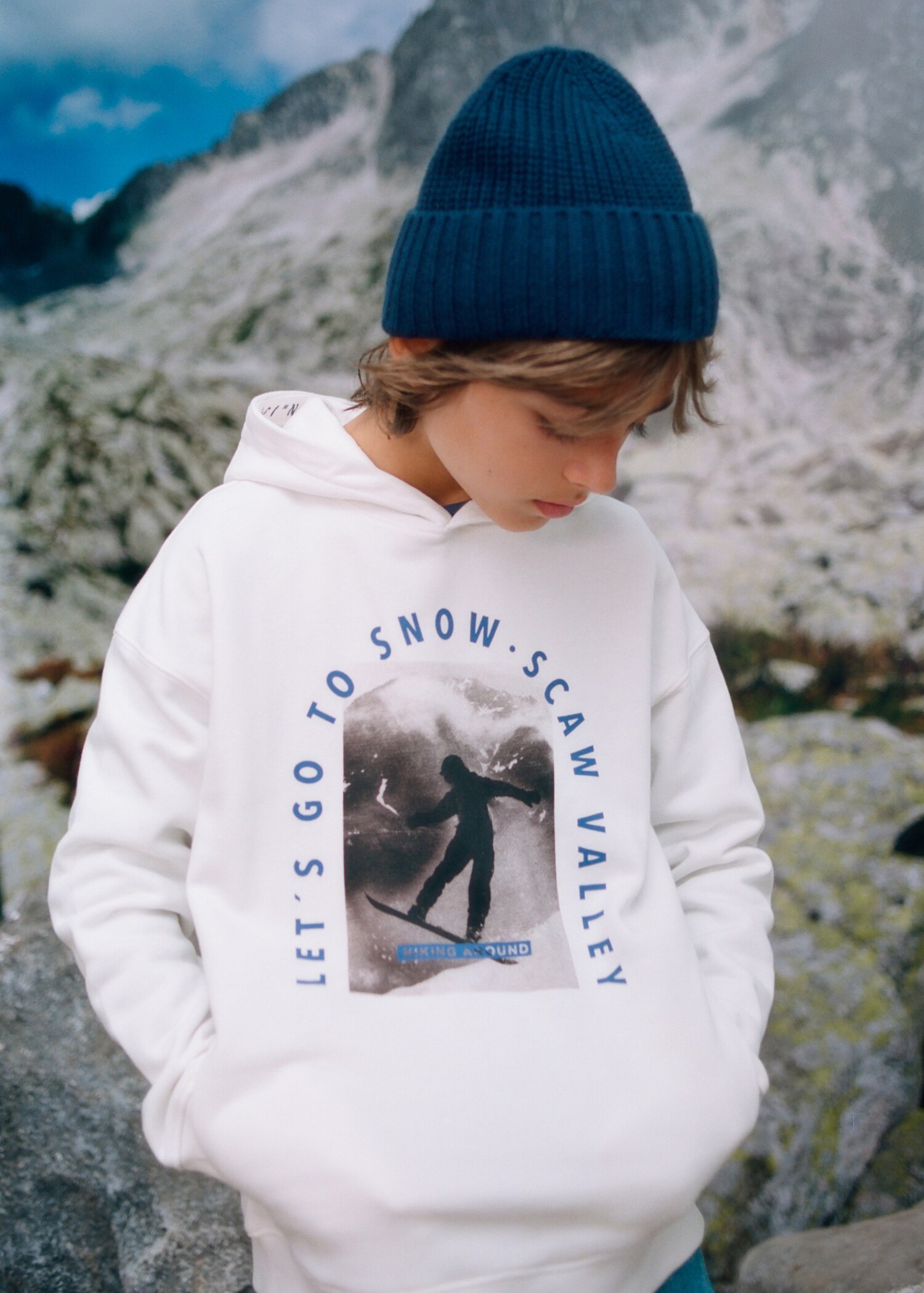 Sudadera estampada capucha - Detalle del artículo 5
