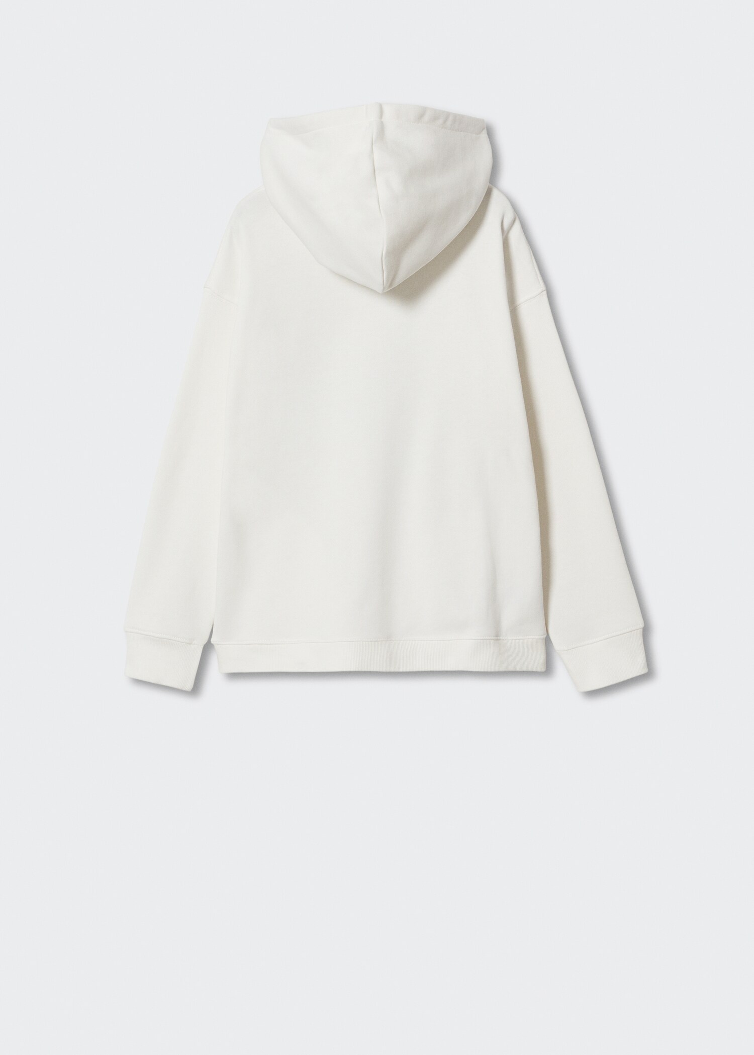 Sudadera estampada capucha - Reverso del artículo