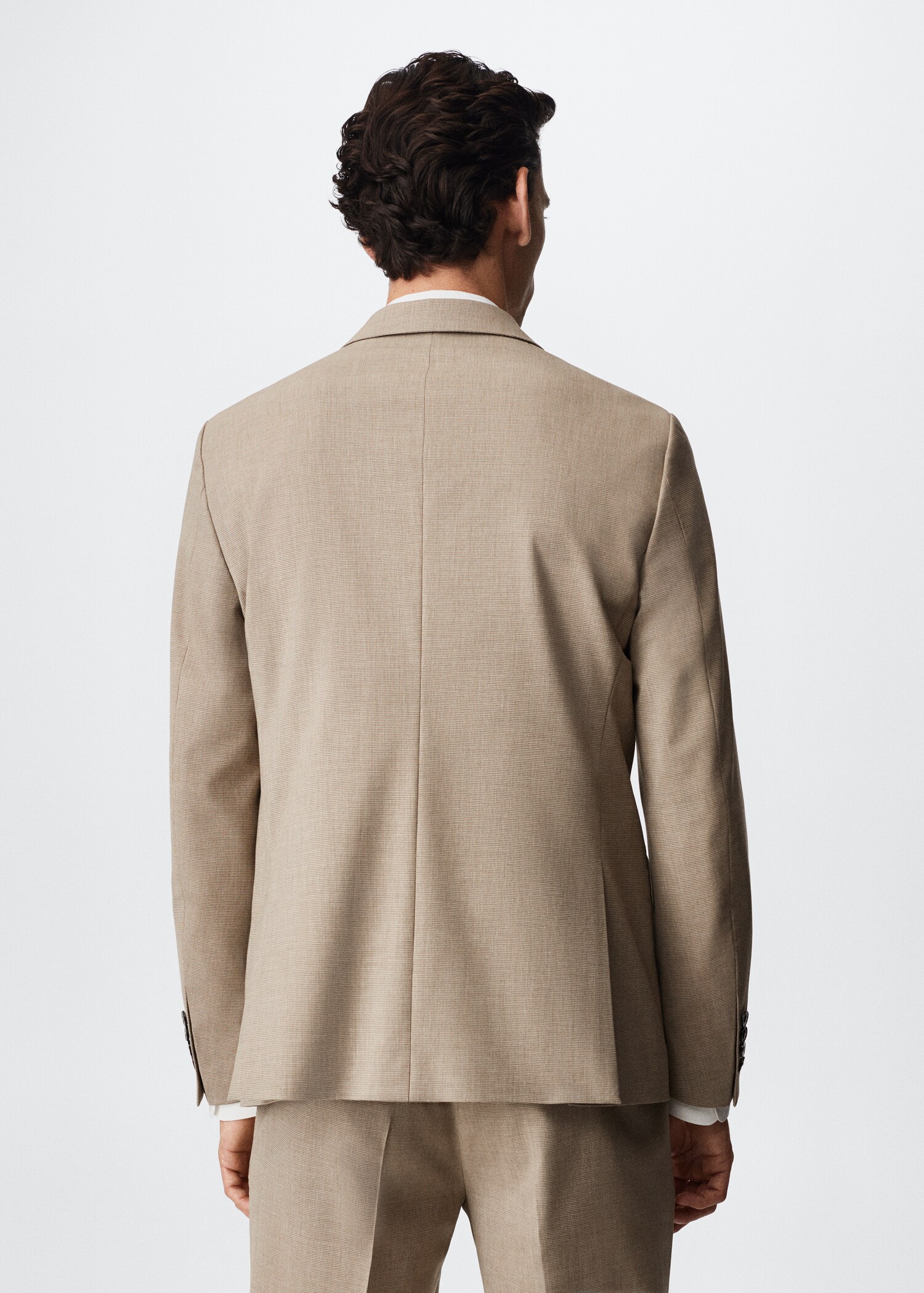 Veste costume laine - Verso de l’article
