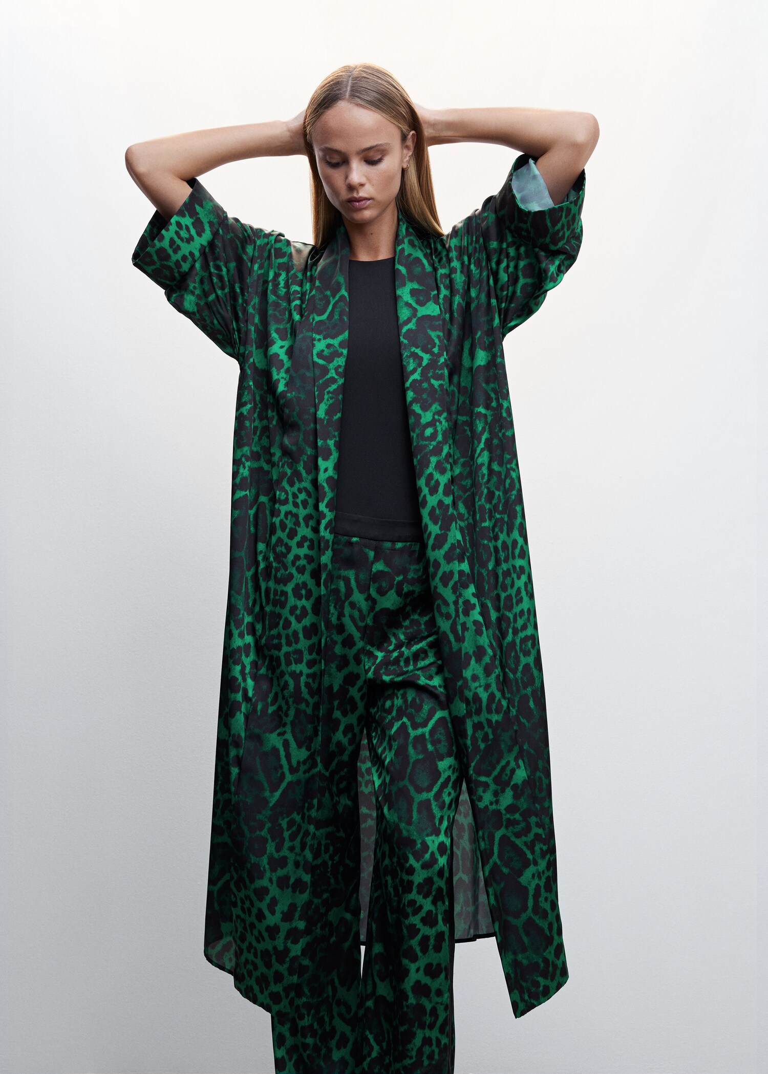 Animal print caftan - Medium plane
