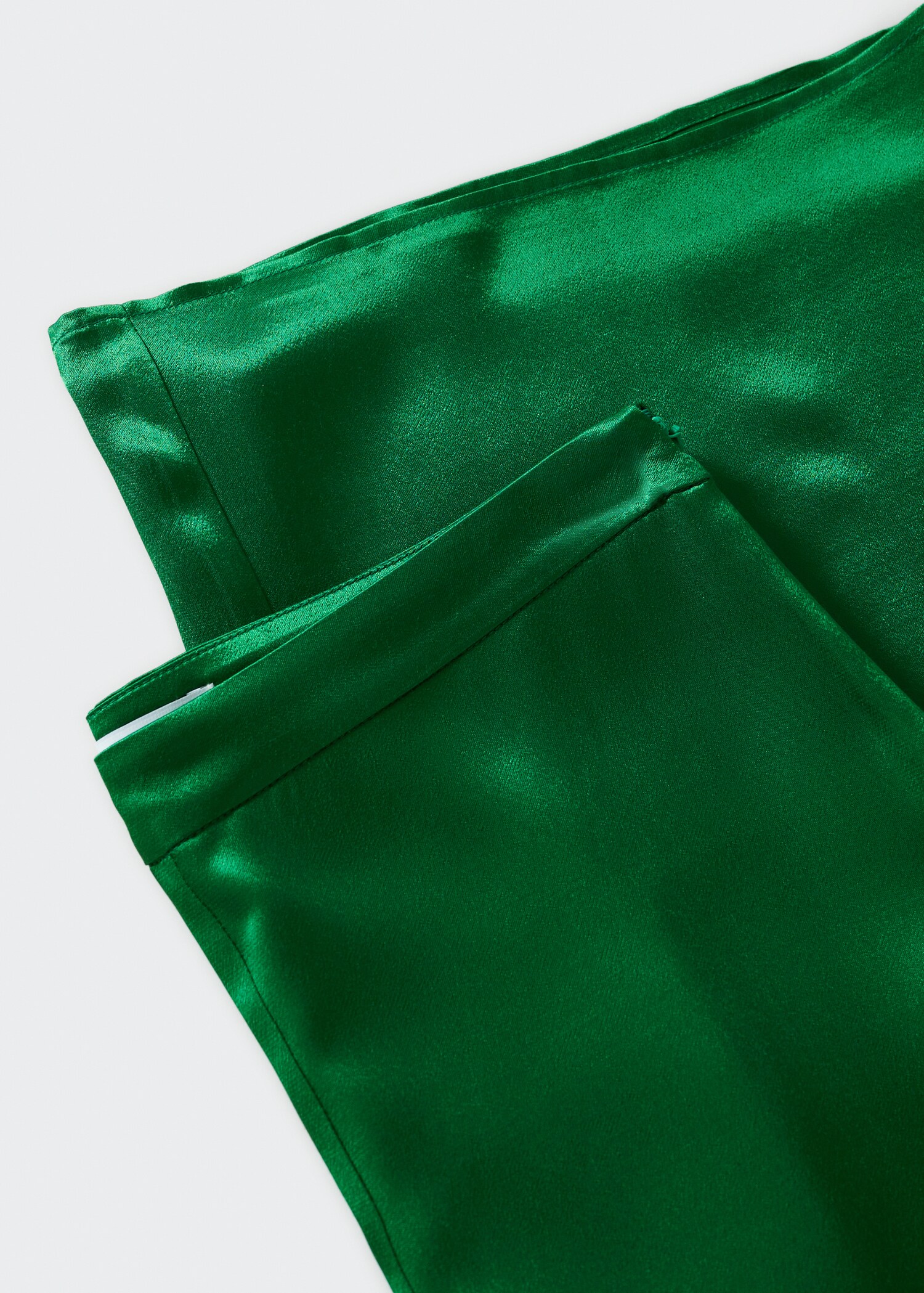 Flared satin trousers - Details of the article 8