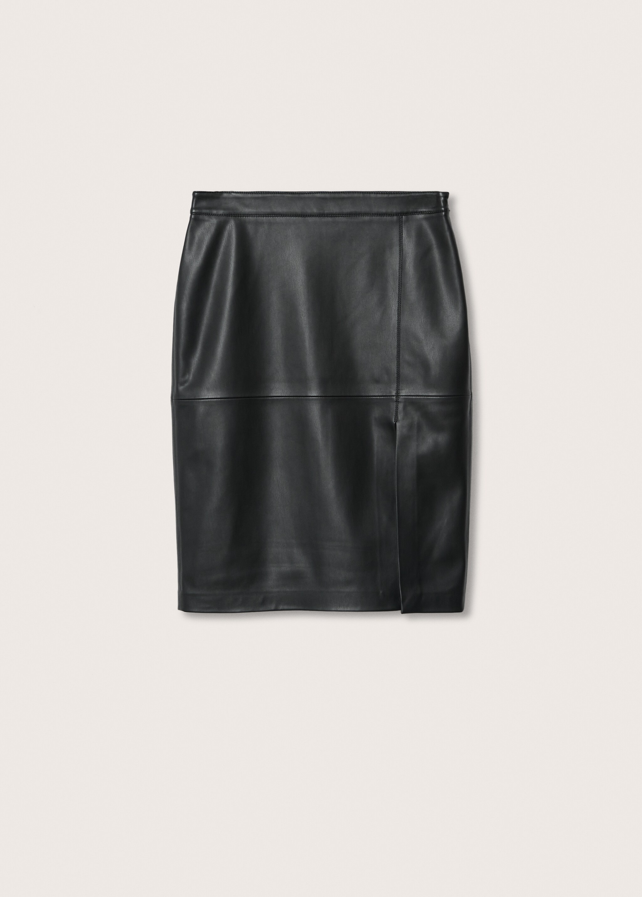 Faux-leather pencil skirt - Artikel zonder model