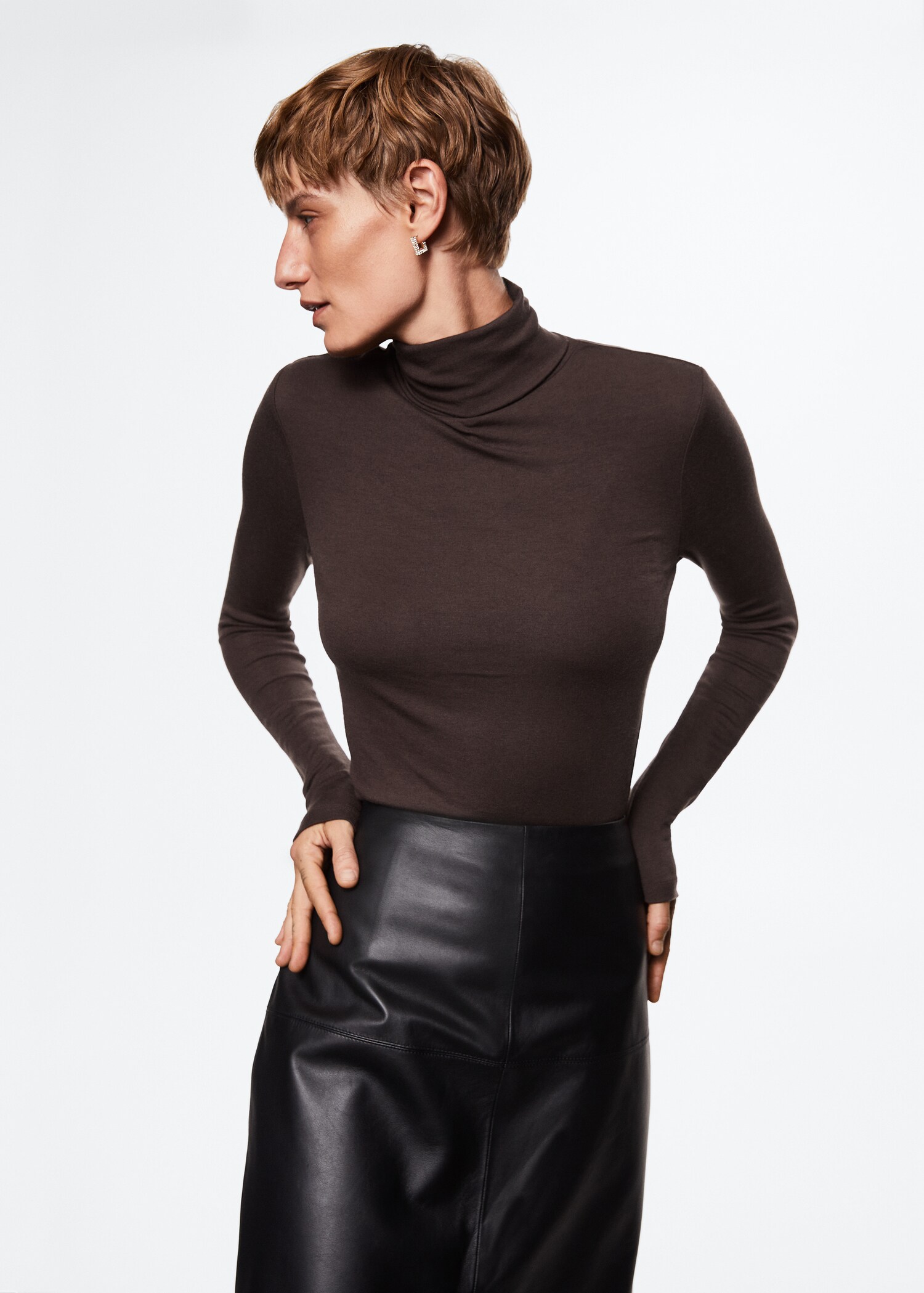 Wool long sleeve t-shirt - Medium plane