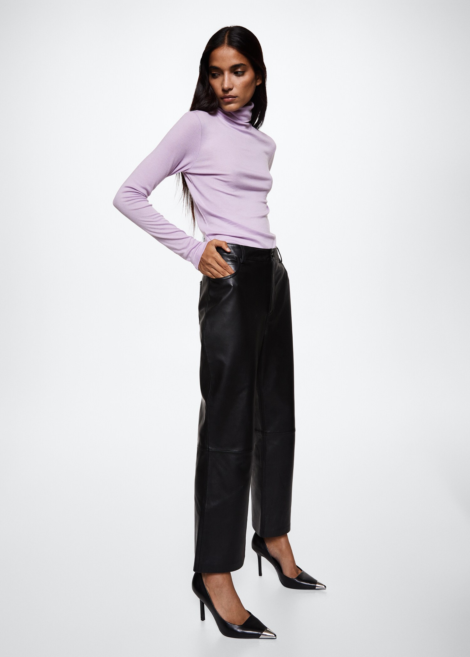 Wool long sleeve t-shirt - Details of the article 2