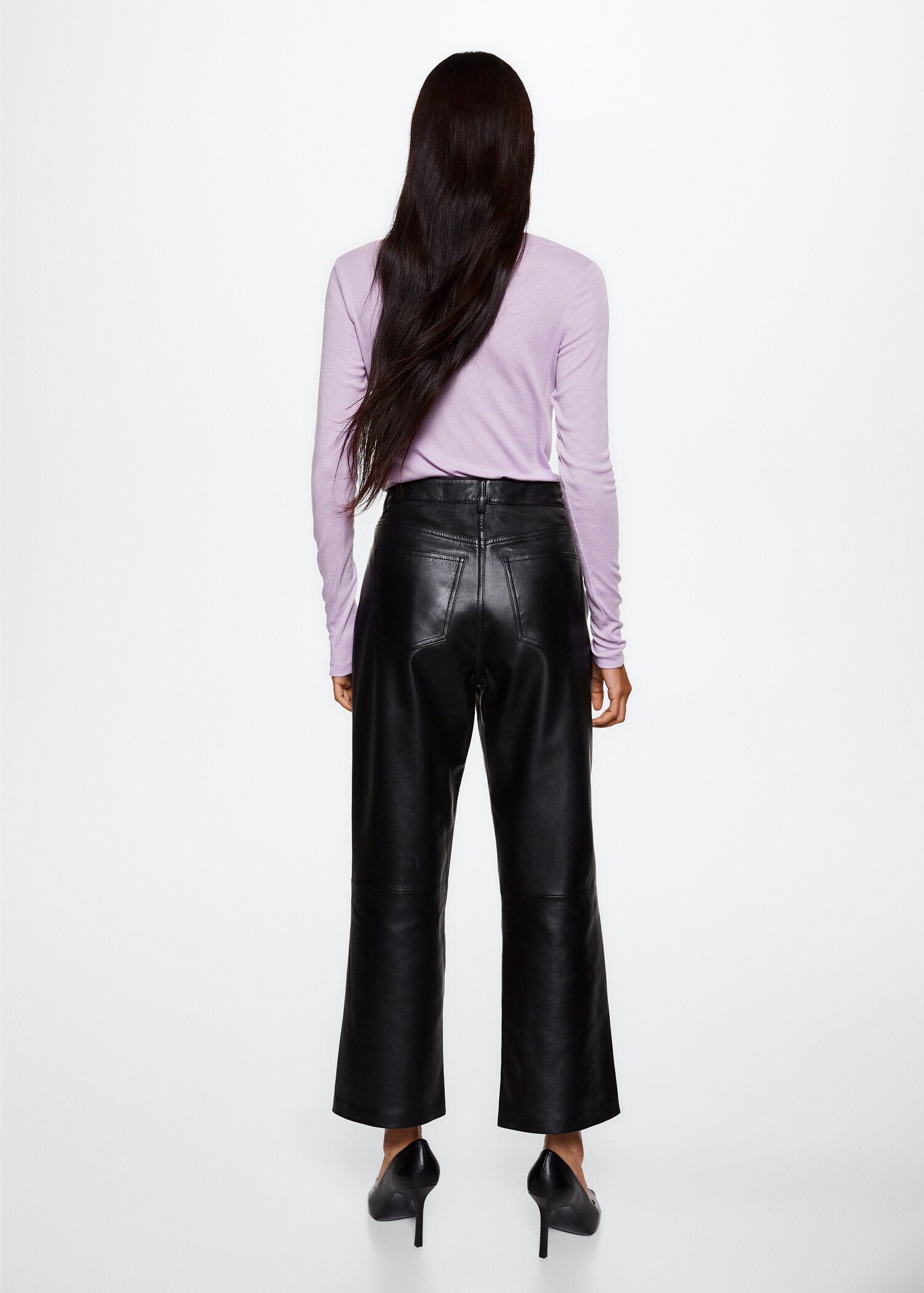 Wool long sleeve t-shirt - Reverse of the article