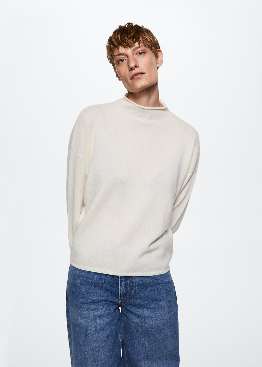 Mango cashmere sweater sales