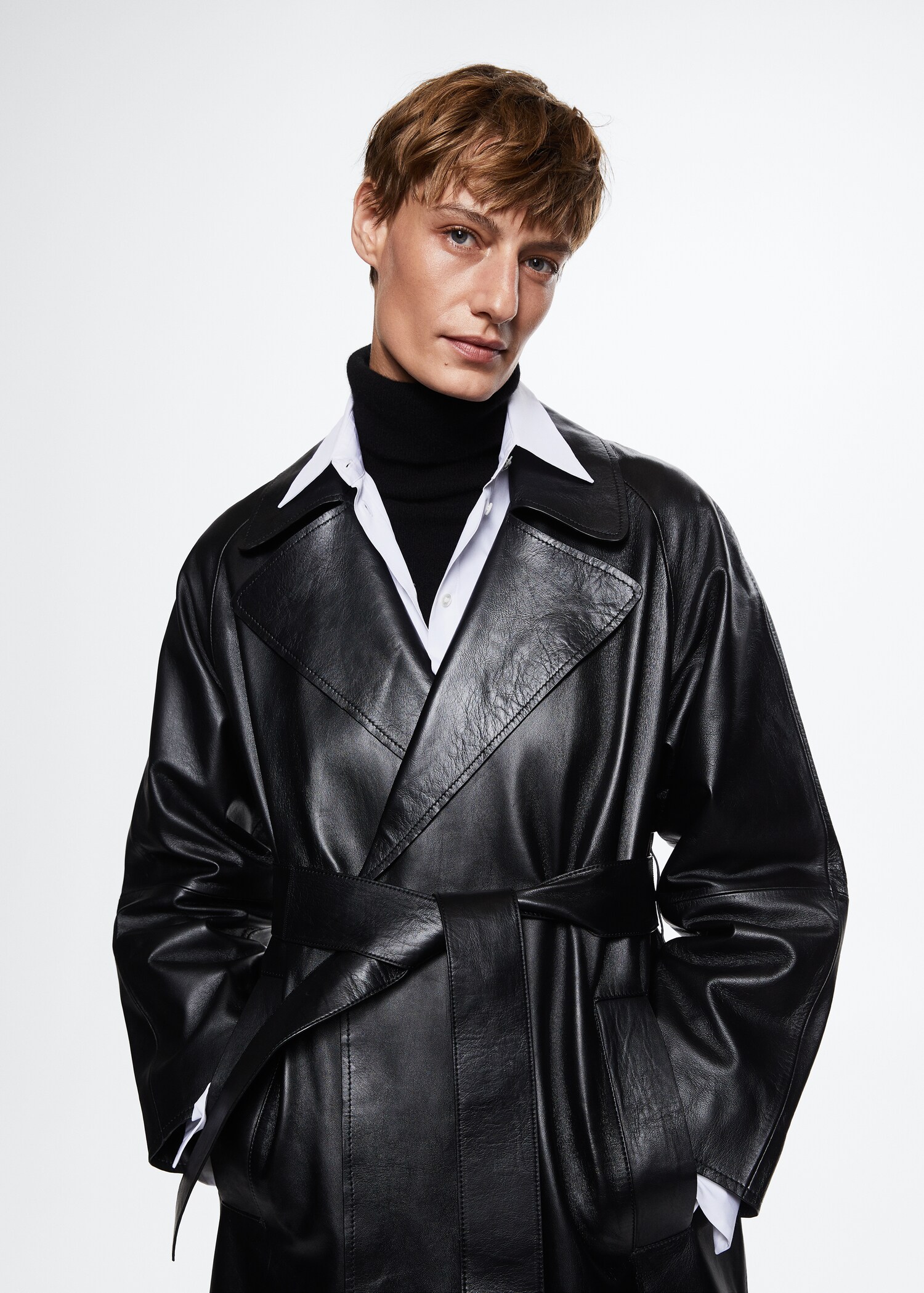 Trench 100 % cuir LWG - Plan moyen