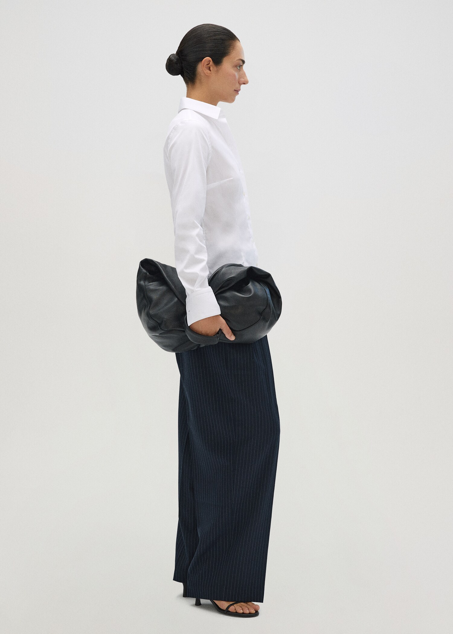 Slim-fit poplin shirt - Details of the article 7